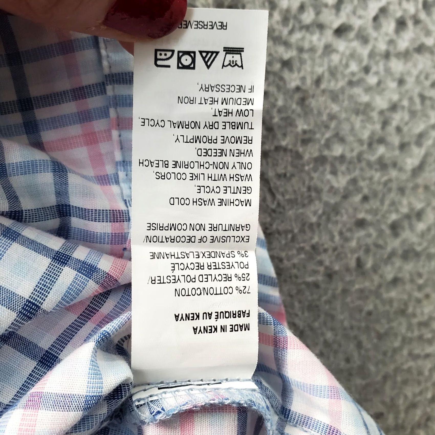 Izod IZOD Mens 3XB Multi Plaid Woven Long Sleeve Stretch Comfort Button Down Shirt Size US XXL / EU 58 / 5 - 6 Thumbnail