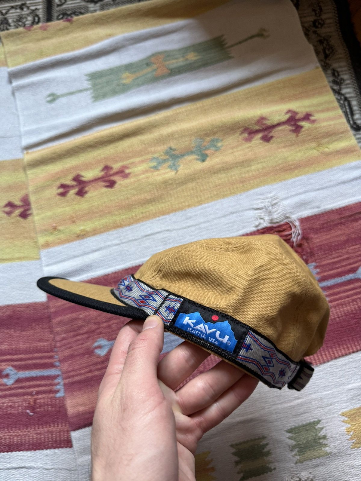 Other KAVU Made In USA Outdoor Brown Canvas Hat Size ONE SIZE - 3 Thumbnail