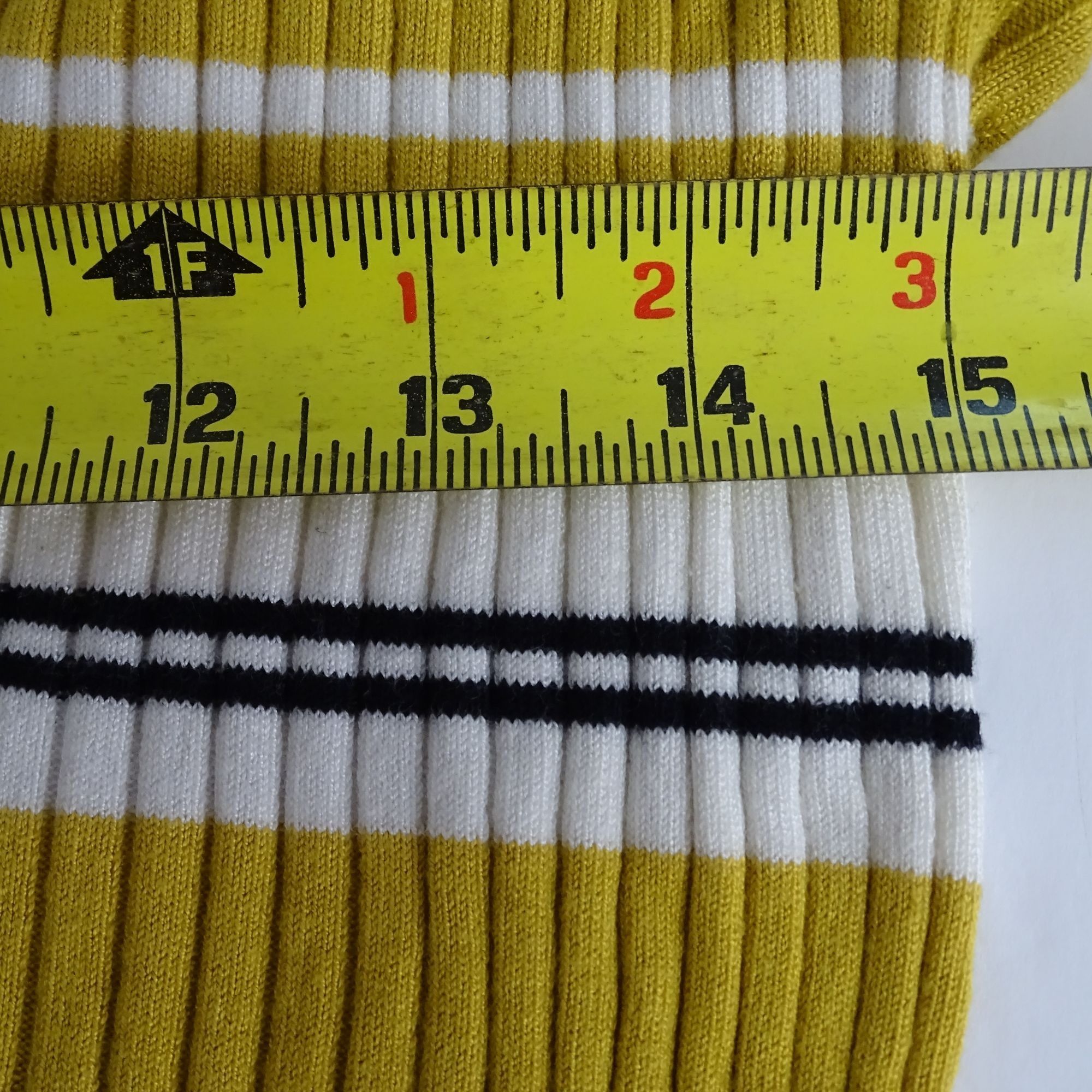 Express Express Striped Plunge V-Neck Ribbed Knit Top Women Size L Size L / US 10 / IT 46 - 6 Thumbnail