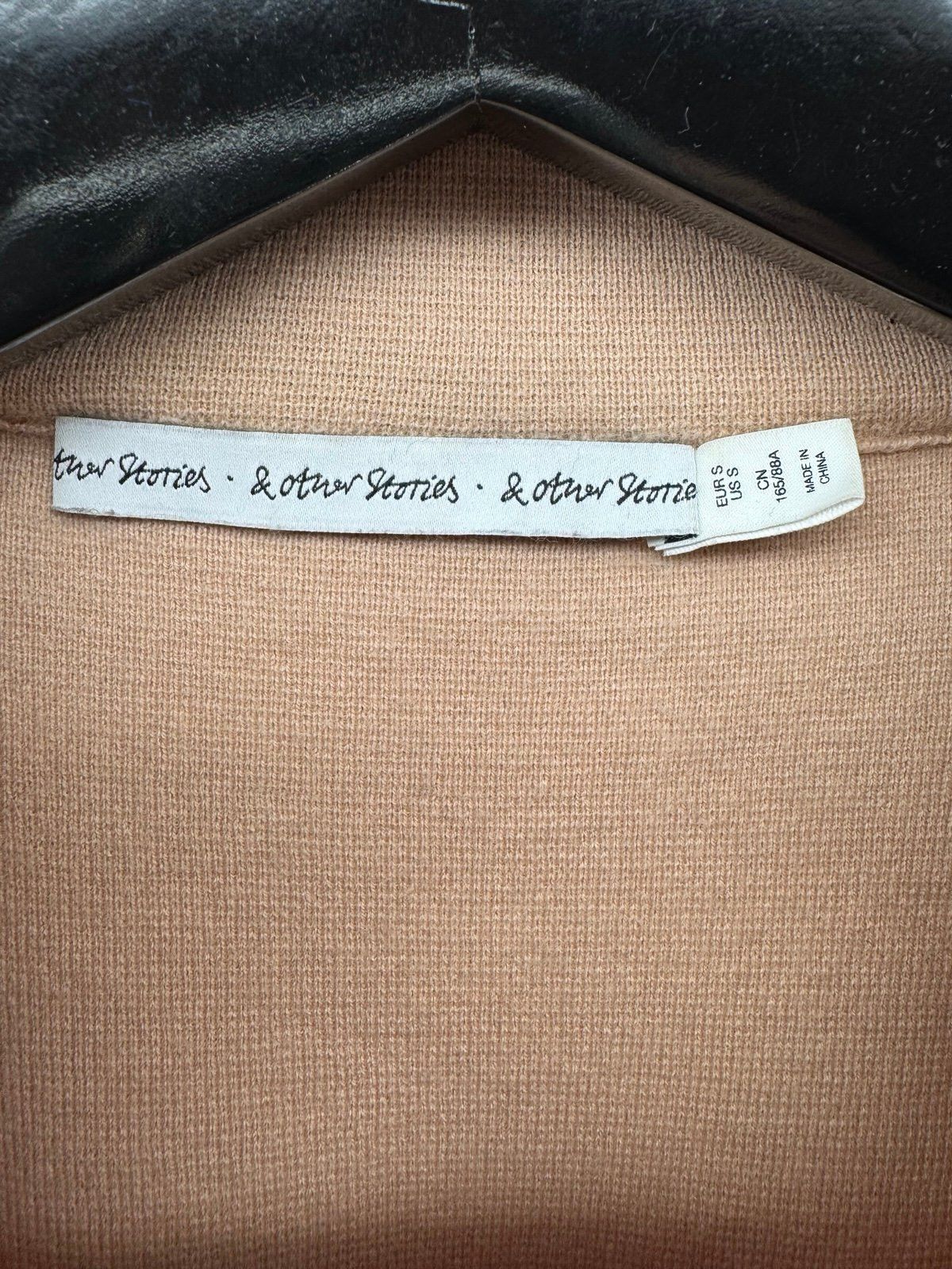 & Other Stories & Other Stories Wool Beige Knit Long Sleeve Sweater Pullove Size S / US 4 / IT 40 - 4 Thumbnail