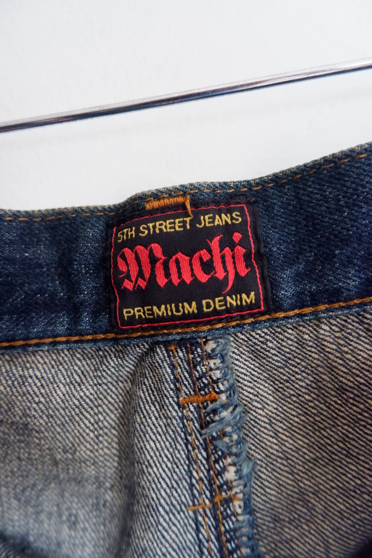 Beauty Beast Vintage Y2K Machi 5th Street Japanese Embroidered Denim Size US 32 / EU 48 - 13 Thumbnail