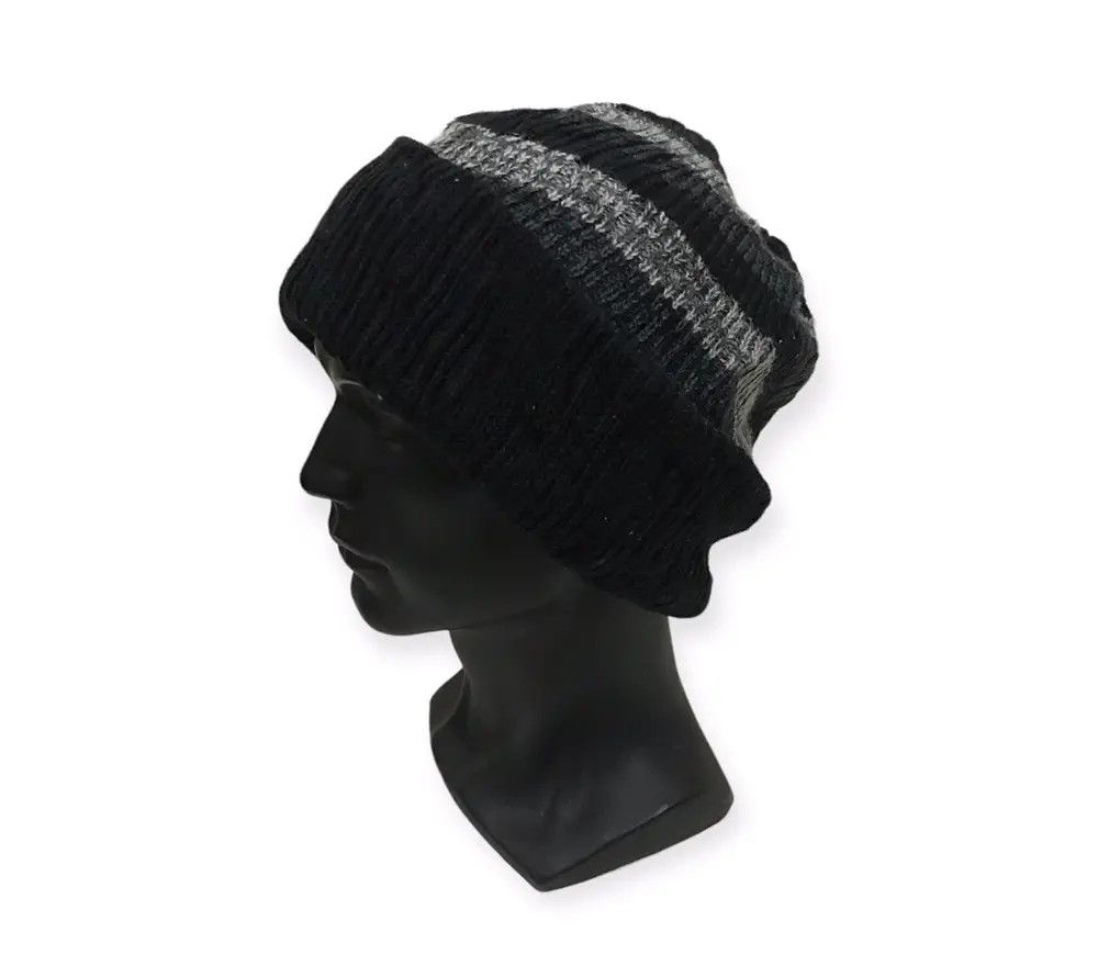 Japanese Brand × Vintage Japanese Brand Stripe Design Beanie Hat Size ONE SIZE - 1 Thumbnail