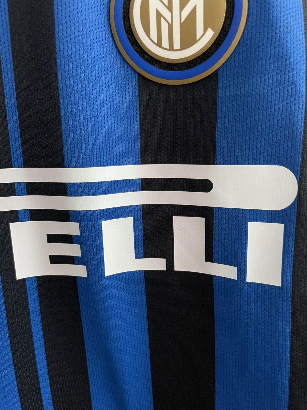 Nike Inter Milan 2017 2018 Player Issue Match Worn? Shirt Jersey Size US L / EU 52-54 / 3 - 10 Thumbnail