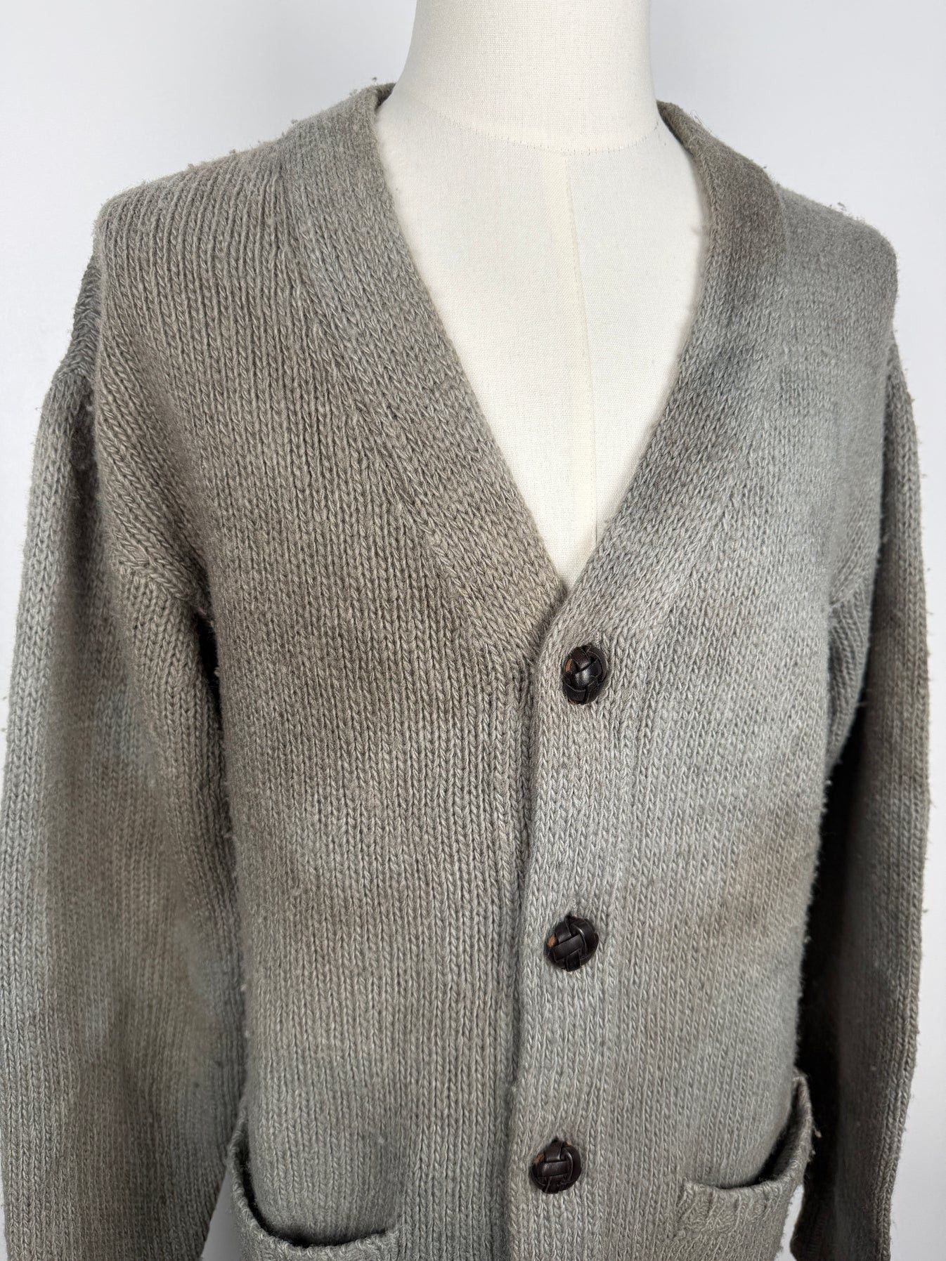 Visvim FW18 Selmer Long Cardigan (Uneven Dye) Size US XL / EU 56 / 4 - 7 Thumbnail