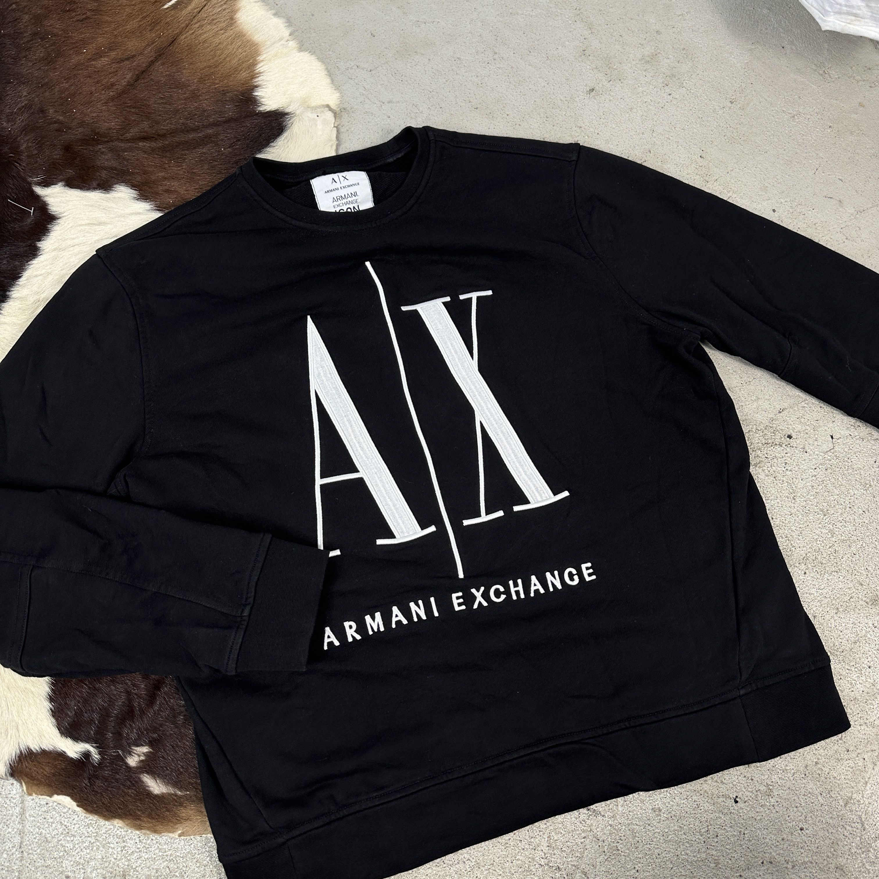 Armani Exchange × Vintage Vintage Casual Y2K Armani Exchange Sweatshirt Size US L / EU 52-54 / 3 - 4 Thumbnail