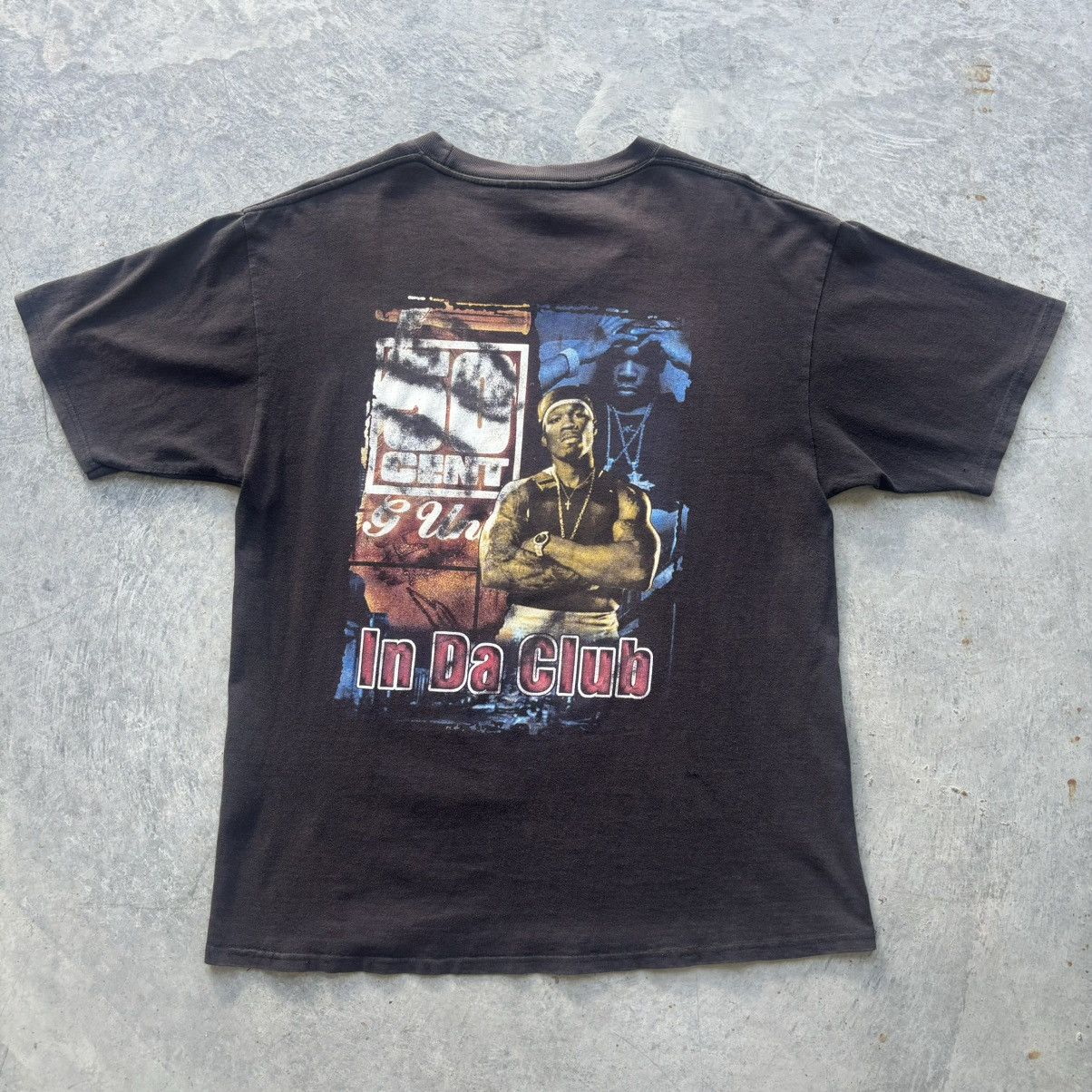 Rap Tees × Vintage Vintage 50 Cent In Da Club Rap Tee Size US L / EU 52-54 / 3 - 2 Thumbnail