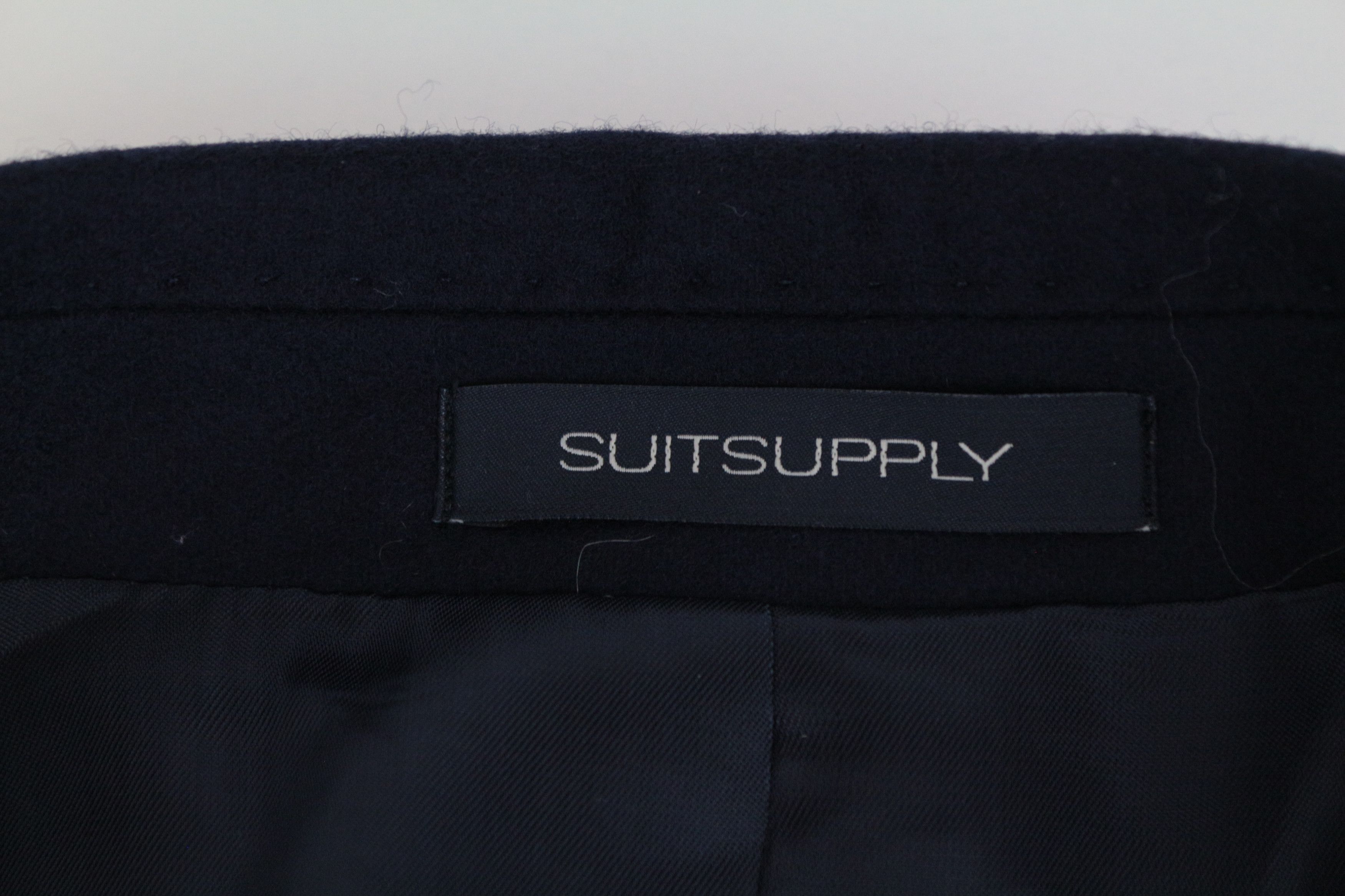 Suitsupply VICENZA UK52S Navy Wool Coat 66880 Size US XXL / EU 58 / 5 - 5 Thumbnail