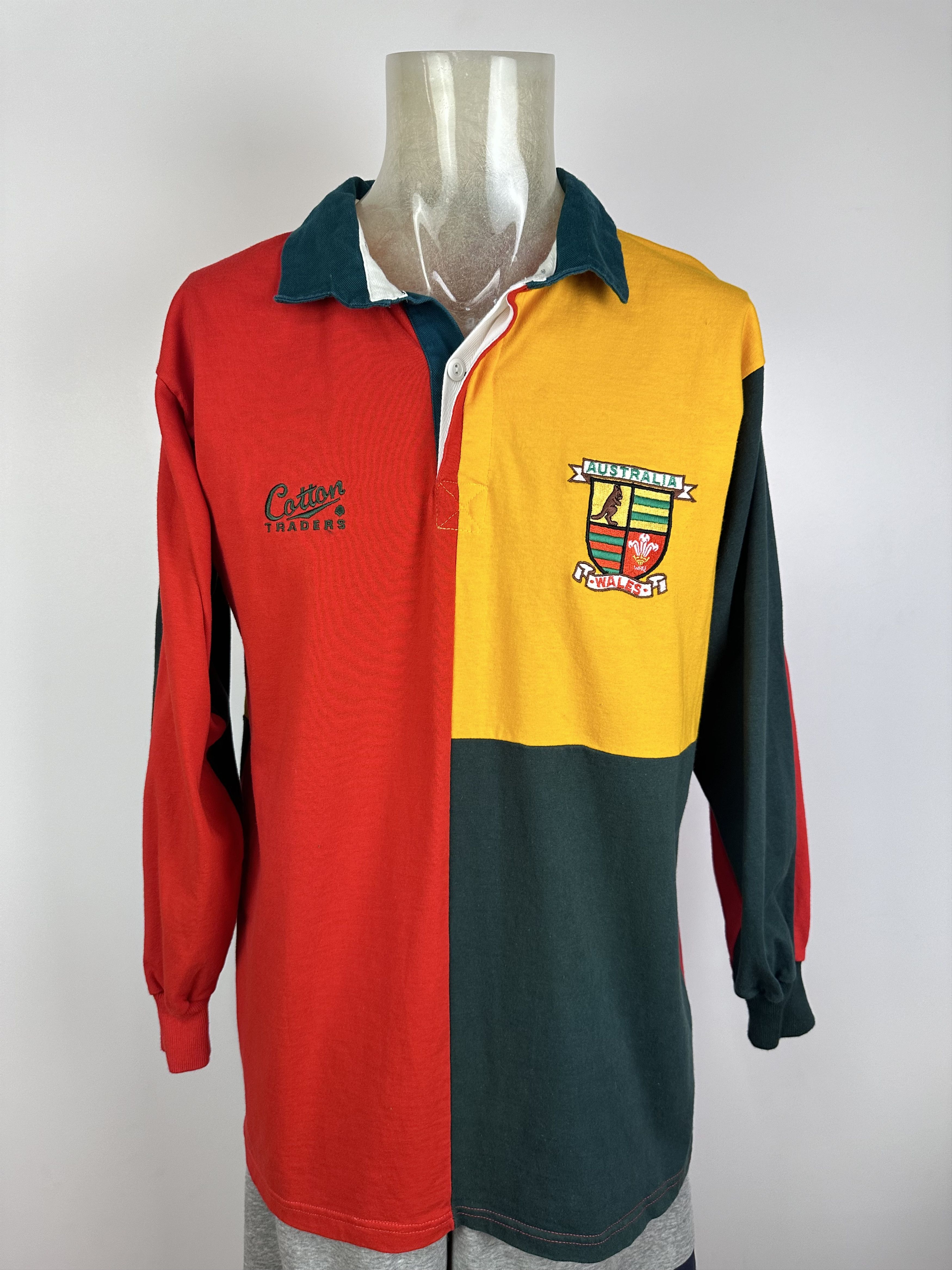 Vintage 1996 Wales v Australia Rugby Union Shirt Jersey Size US L / EU 52-54 / 3 - 1 Thumbnail