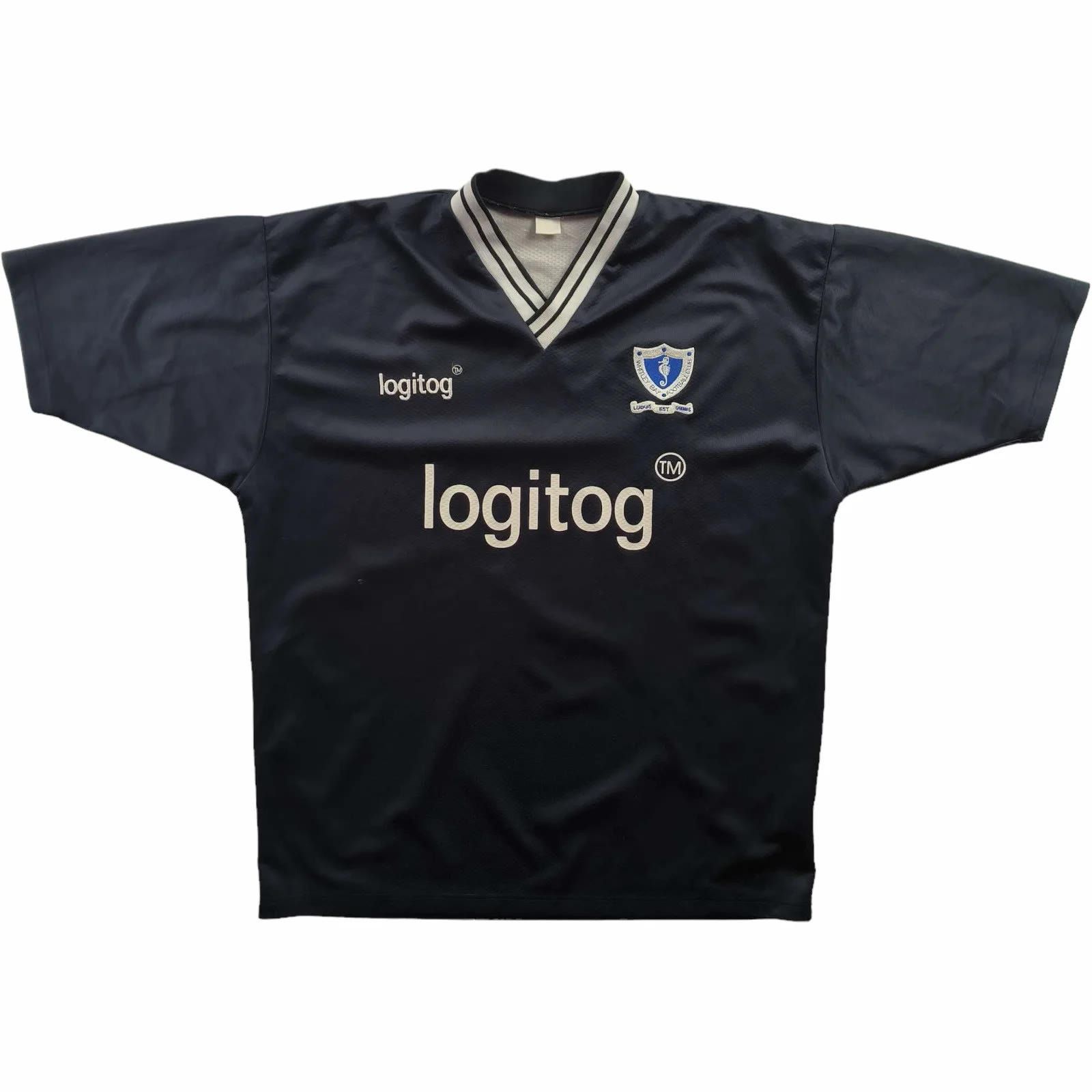 Other Whitley Bay 2002-03 Logitog away football jersey size L Size US L / EU 52-54 / 3 - 1 Thumbnail