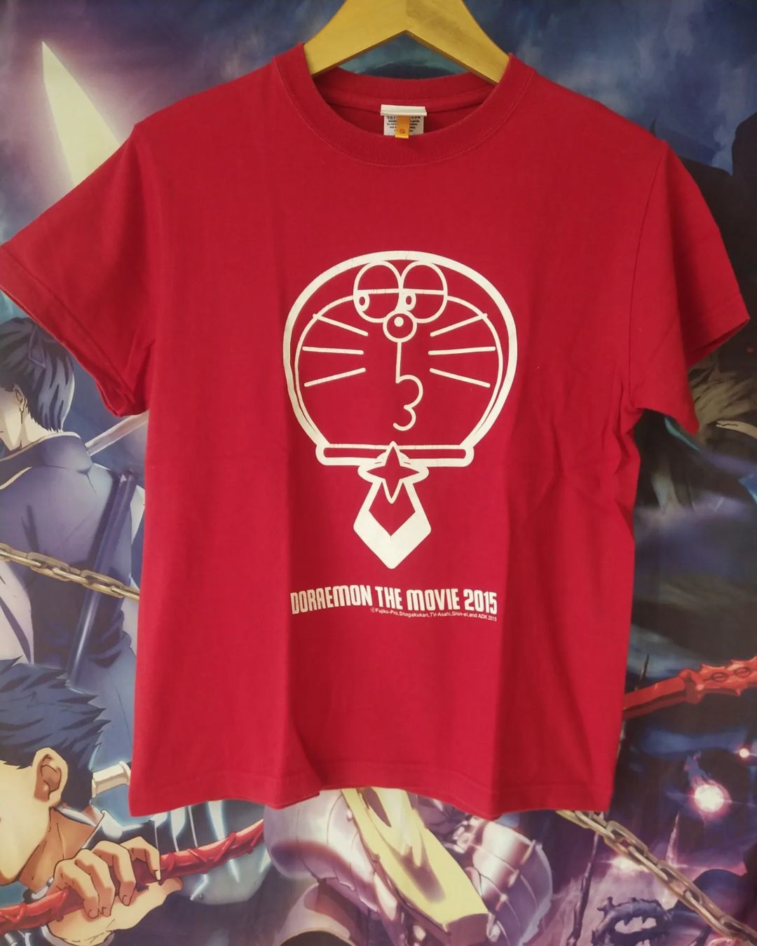 Anime × Japanese Brand Doraemon The Movie 2015 Red Official Anime Tees Size US S / EU 44-46 / 1 - 1 Thumbnail