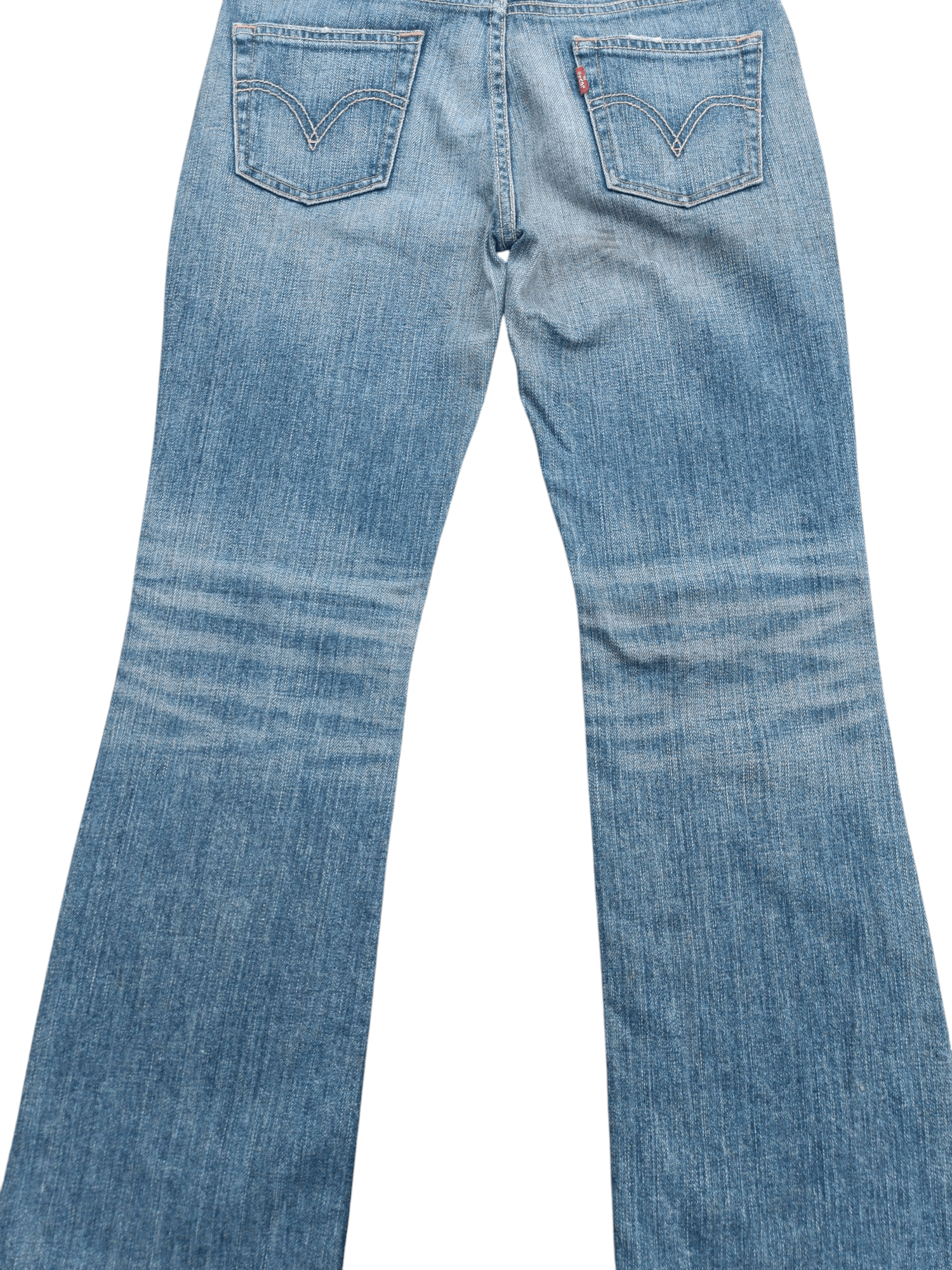 Levi's × Levi's Vintage Clothing VINTAGE 80s Levis Flare Jeans Boot Cut Faded Denim E215 Size US 30 / EU 46 - 5 Thumbnail
