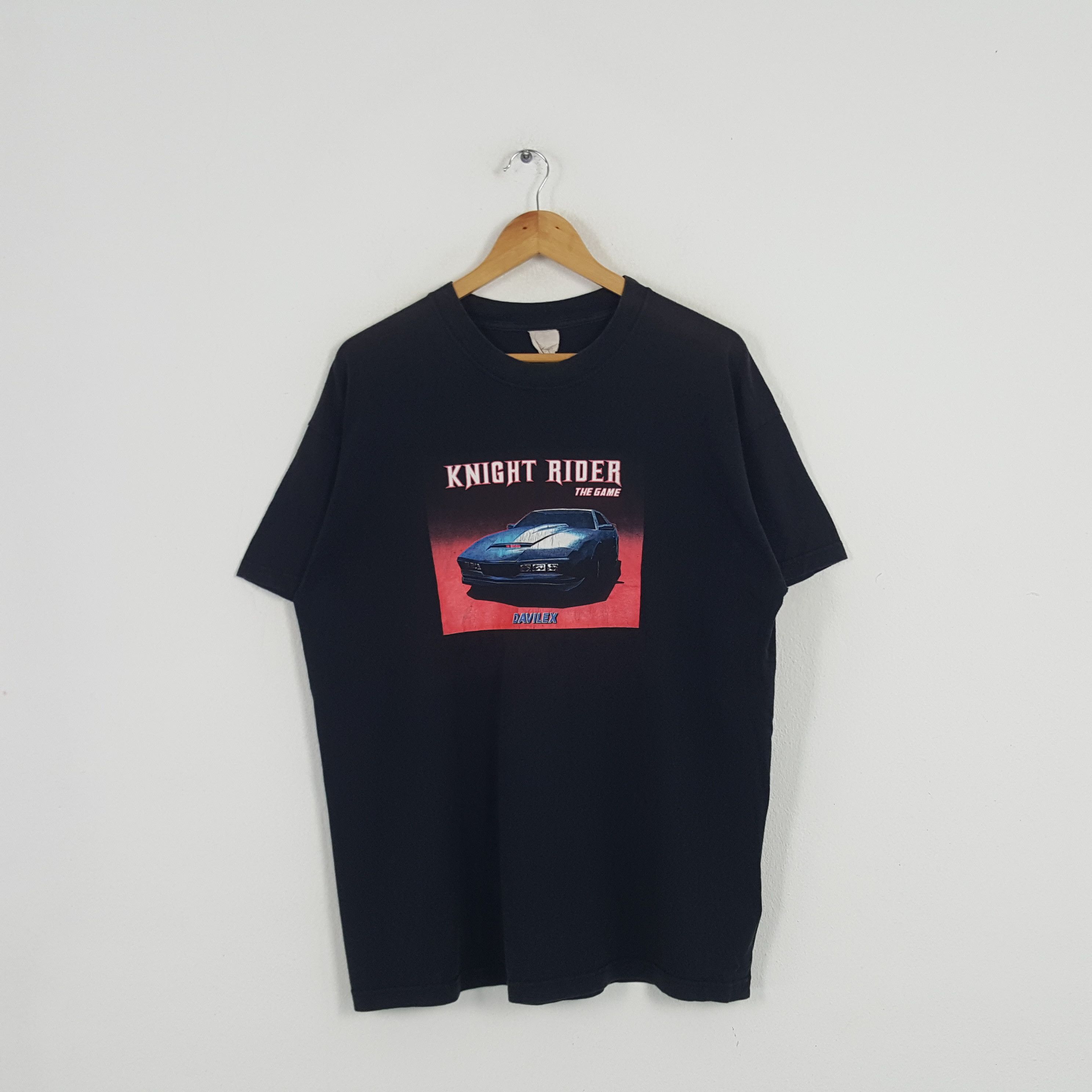 Vintage Vintage Knight Rider Davilex American Movies Racing Tshirt Size US XL / EU 56 / 4 - 1 Thumbnail