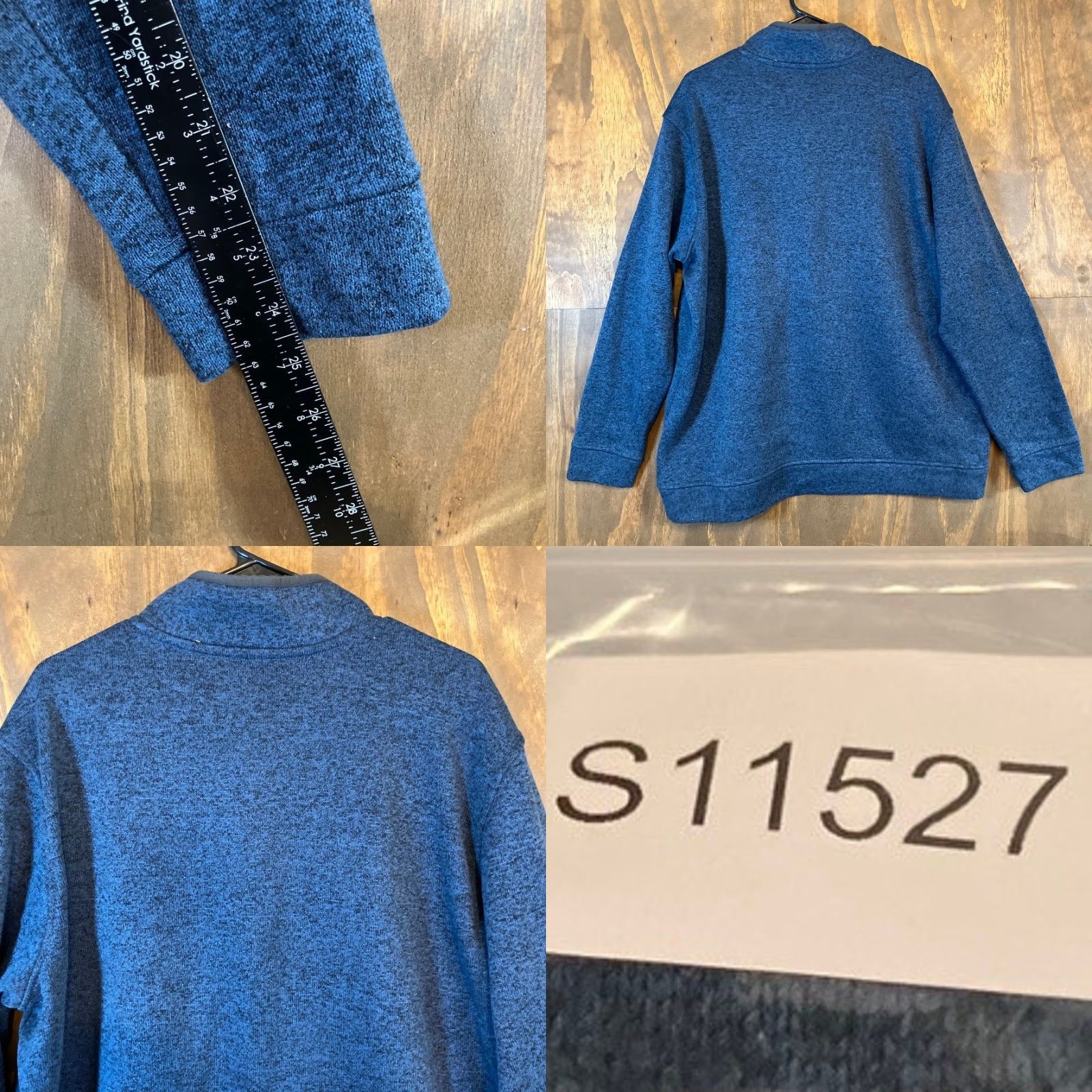 Eddie Bauer VINTAGE Eddie Bauer Mens Sweatshirt Blue Radiator Fleece Snap Mock Neck Long Sleeve XXL Size US XXL / EU 58 / 5 - 8 Thumbnail
