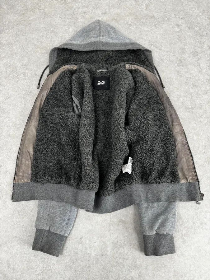 Dolce & Gabbana AW2010 Dolce & Gabbana Grey Technical Leather Hooded Jacket Size US M / EU 48-50 / 2 - 7 Thumbnail