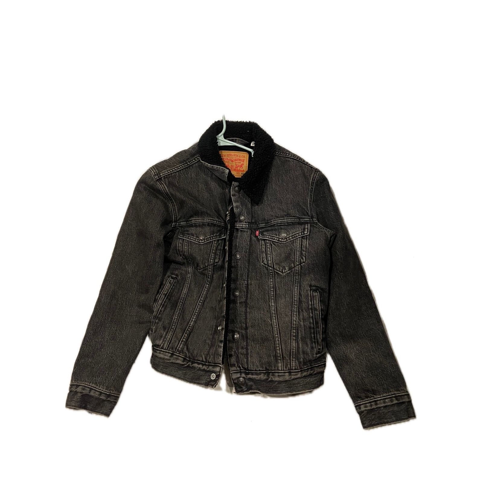 Levi's Levi Strauss Insulated Black Denim Jacket Mens XS Size US XS / EU 42 / 0 - 1 Thumbnail