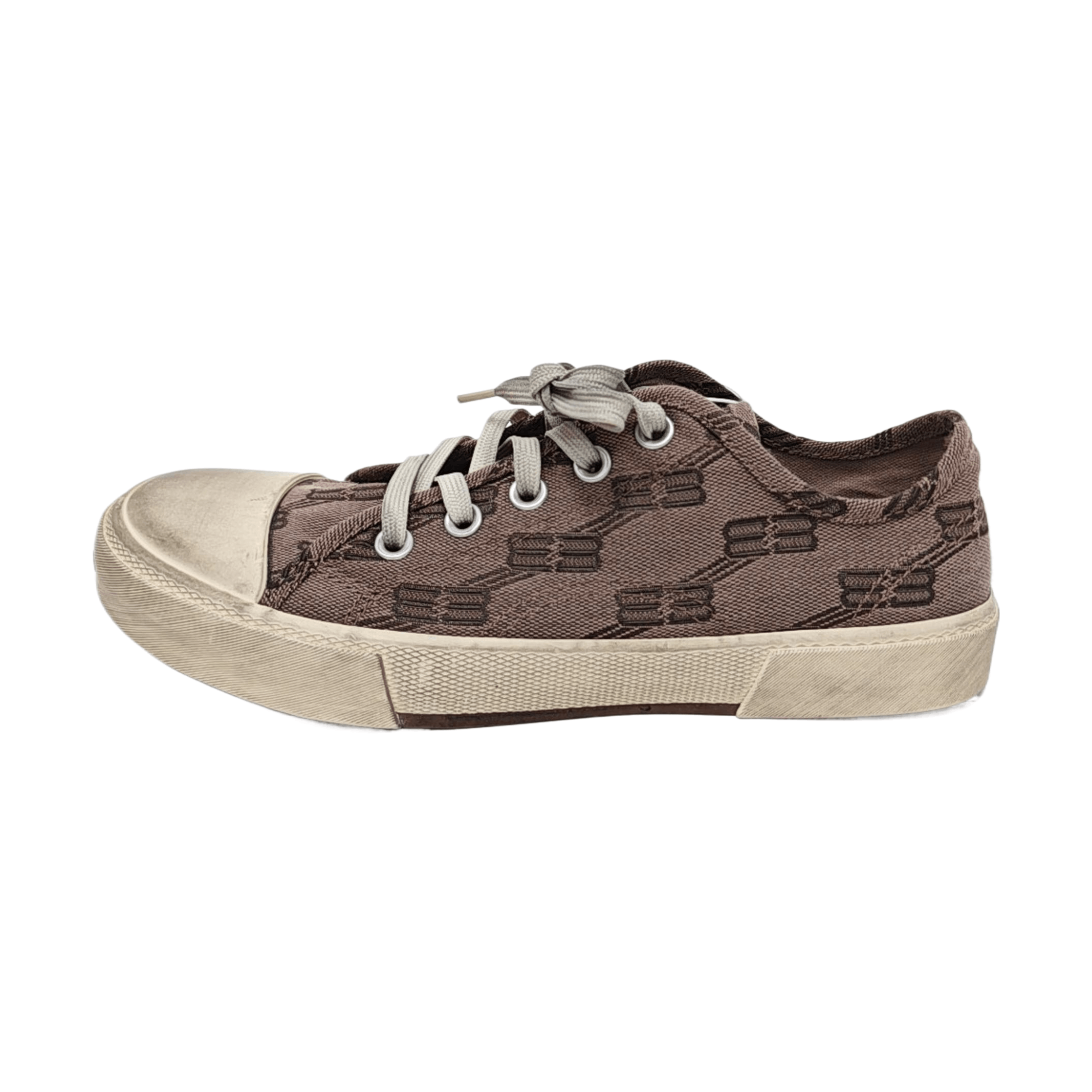 Balenciaga Balenciaga BB Monogram Canvas Low-Top Sneakers 40 Size US 7 / EU 40 - 1 Thumbnail