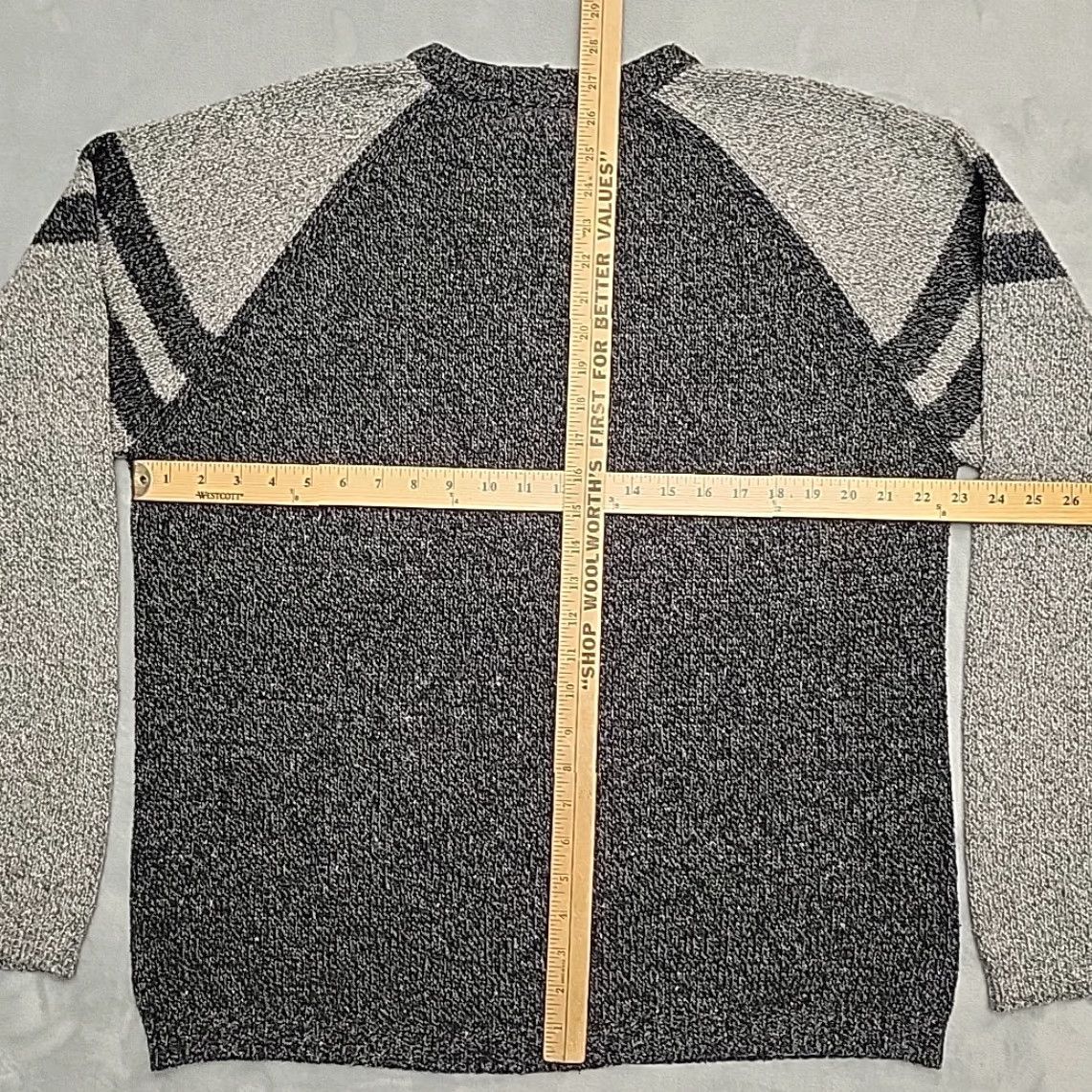 Vintage VINTAGE Buckle Sweater Men 2XL Gray Wool Silk Blend Crewneck Pullover Casual Knitted Knit Solid Long Sleeve Mens Size US XXL / EU 58 / 5 - 4 Thumbnail