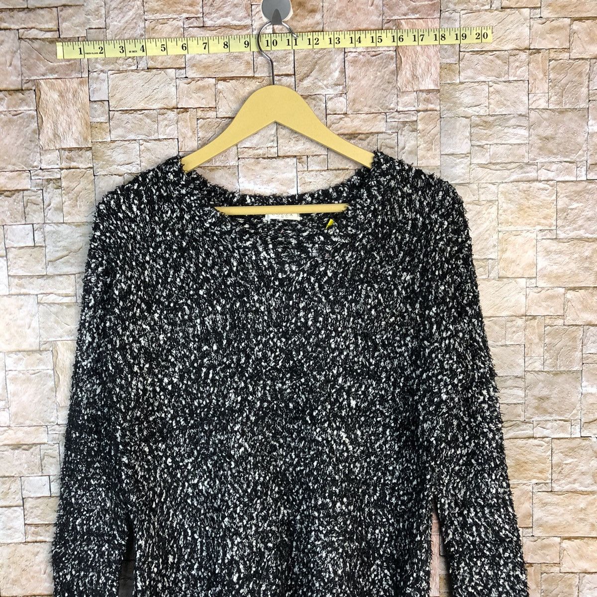 Homespun Knitwear × Japanese Brand Colza Black Knitwear #A681 Size M / US 6-8 / IT 42-44 - 2 Thumbnail
