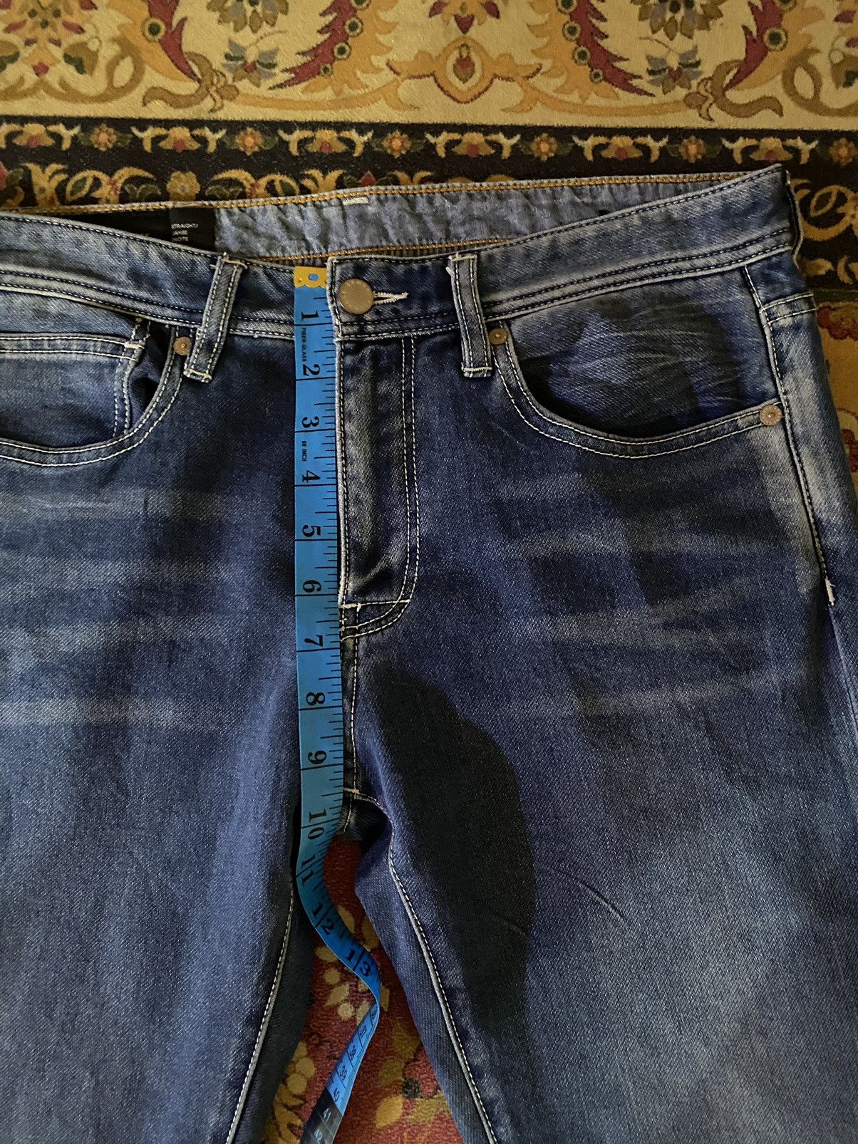 Armani Exchange × Designer × Vintage Armani Exchange Slim Fit Blue Denim Size US 32 / EU 48 - 13 Thumbnail
