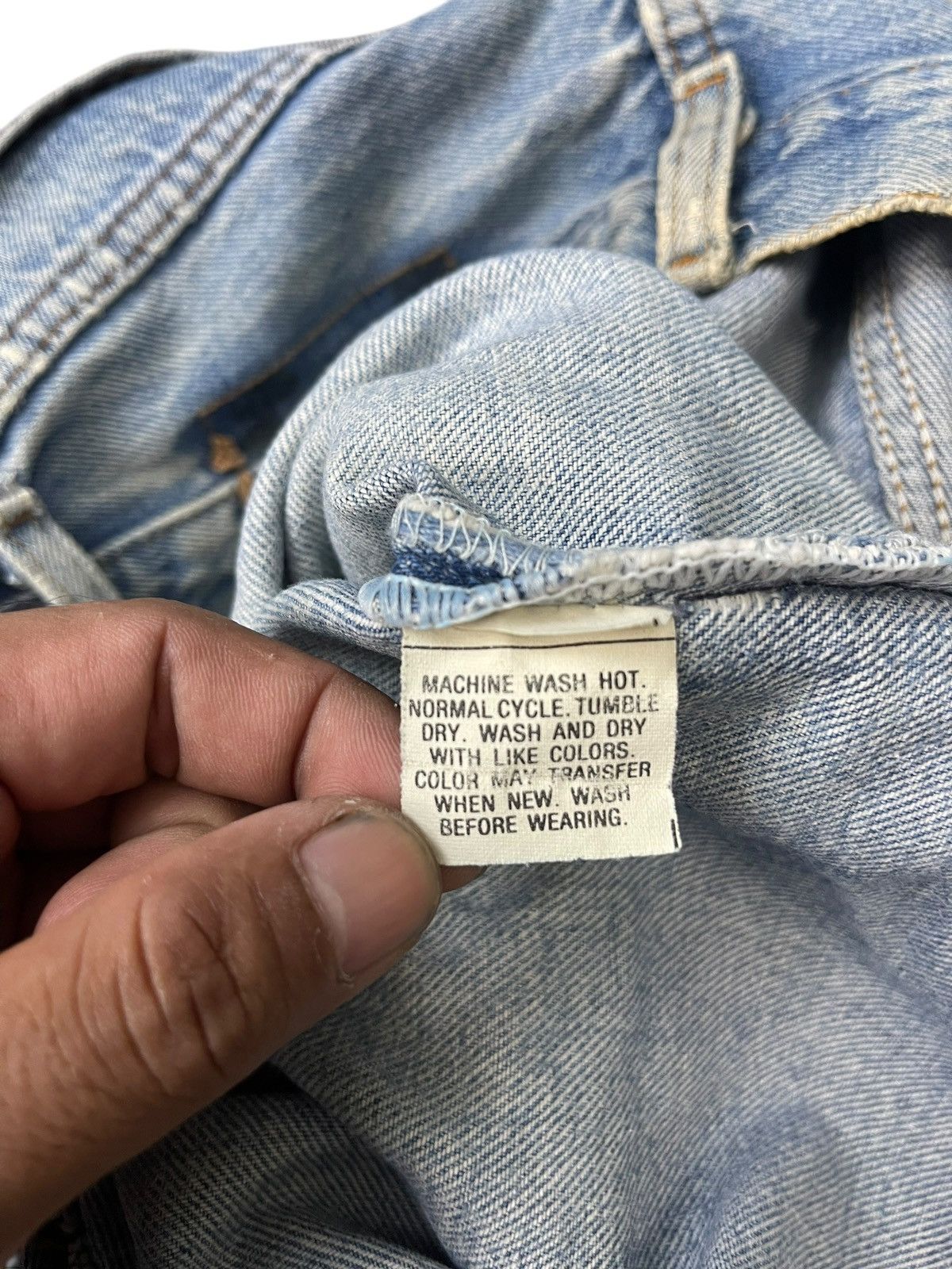 Levi's Vintage Levis 501 Jeans Faded Distressed Streetwear Size US 34 / EU 50 - 9 Thumbnail