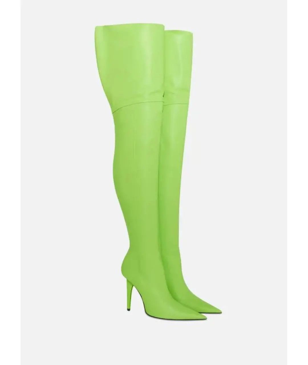 Balenciaga o1y0625 Over-knee Boots in Green Size US 5 / IT 35 - 2 Thumbnail