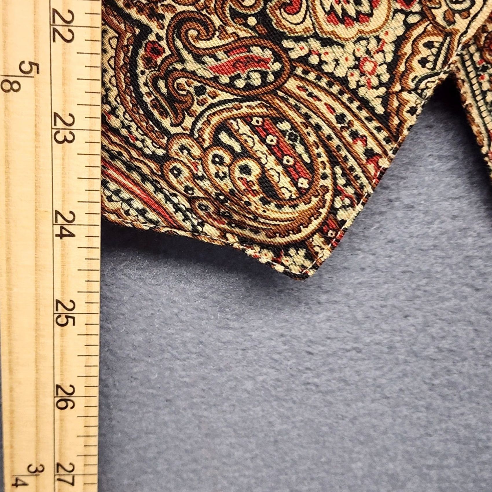 Pendleton Pendleton Vest Womens Plus Size 14 Brown Paisley Classic Button Closure Rayon Outer Shell Pattern Paisley Women Size XL / US 12-14 / IT 48-50 - 4 Thumbnail