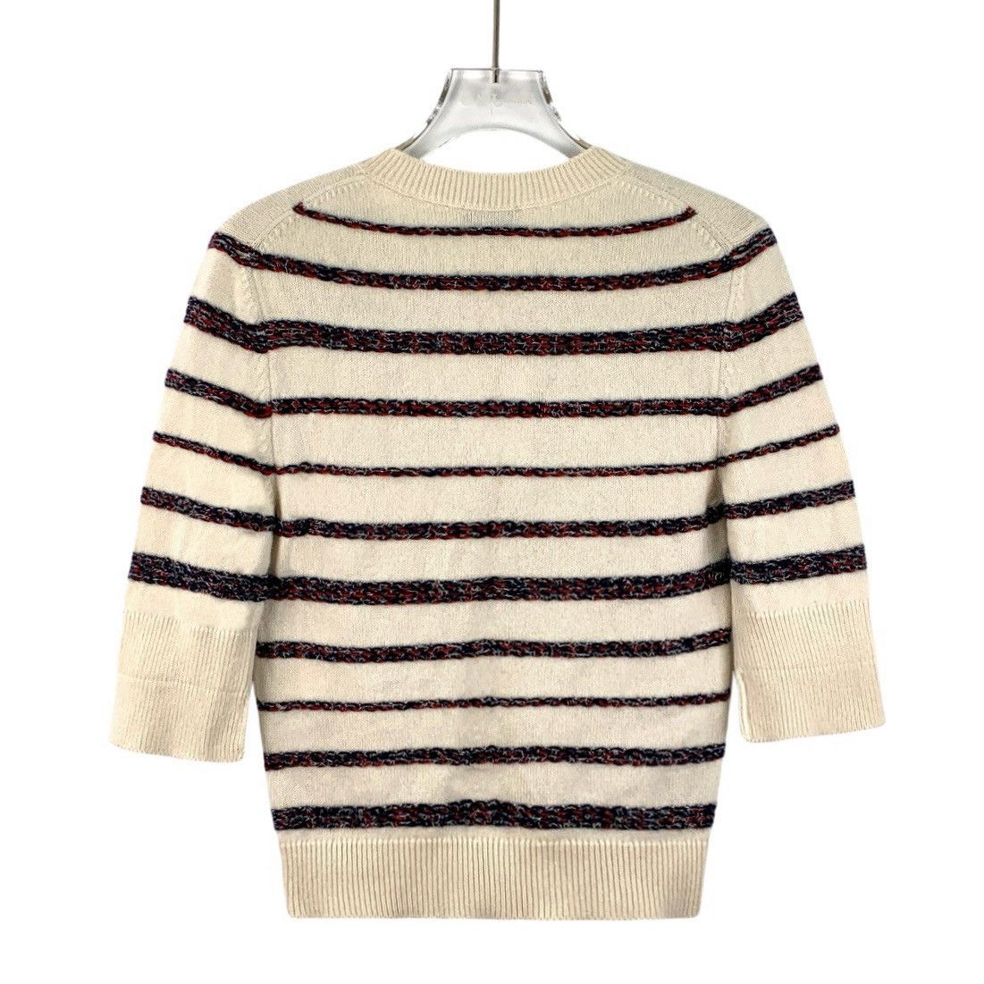 Chanel Chanel Rooftop Collection Striped Cashmere Sweatshirt Size XS / US 0-2 / IT 36-38 - 2 Thumbnail