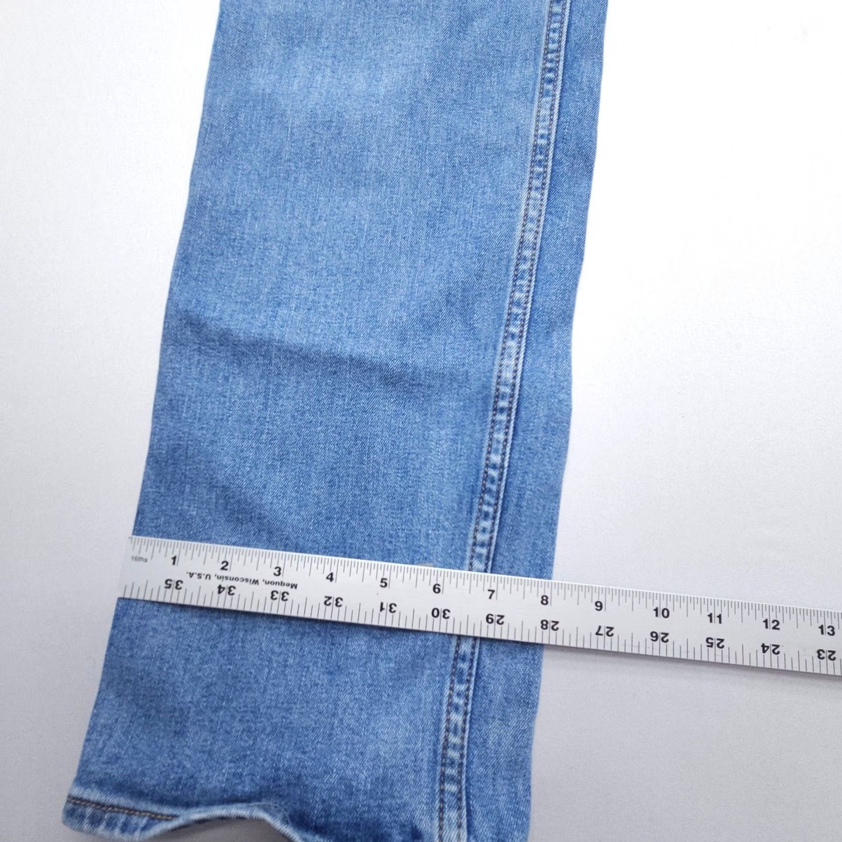 Levi's Levi's Workwear Jeans Mens 36 x 36 Blue Denim Stretch Straight 5-Pocket Regular Mid Rise Denim Long Tall Size US 36 / EU 52 - 6 Thumbnail