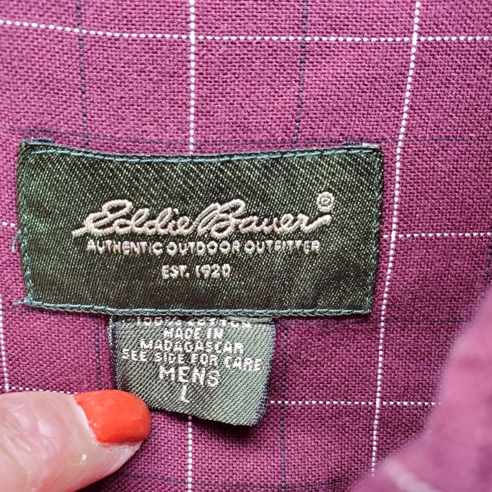 Eddie Bauer Eddie Bauer Casual Shirt Mens L Multi Classic Fit Long Sleeve Button-Down Shirt Size US L / EU 52-54 / 3 - 5 Thumbnail