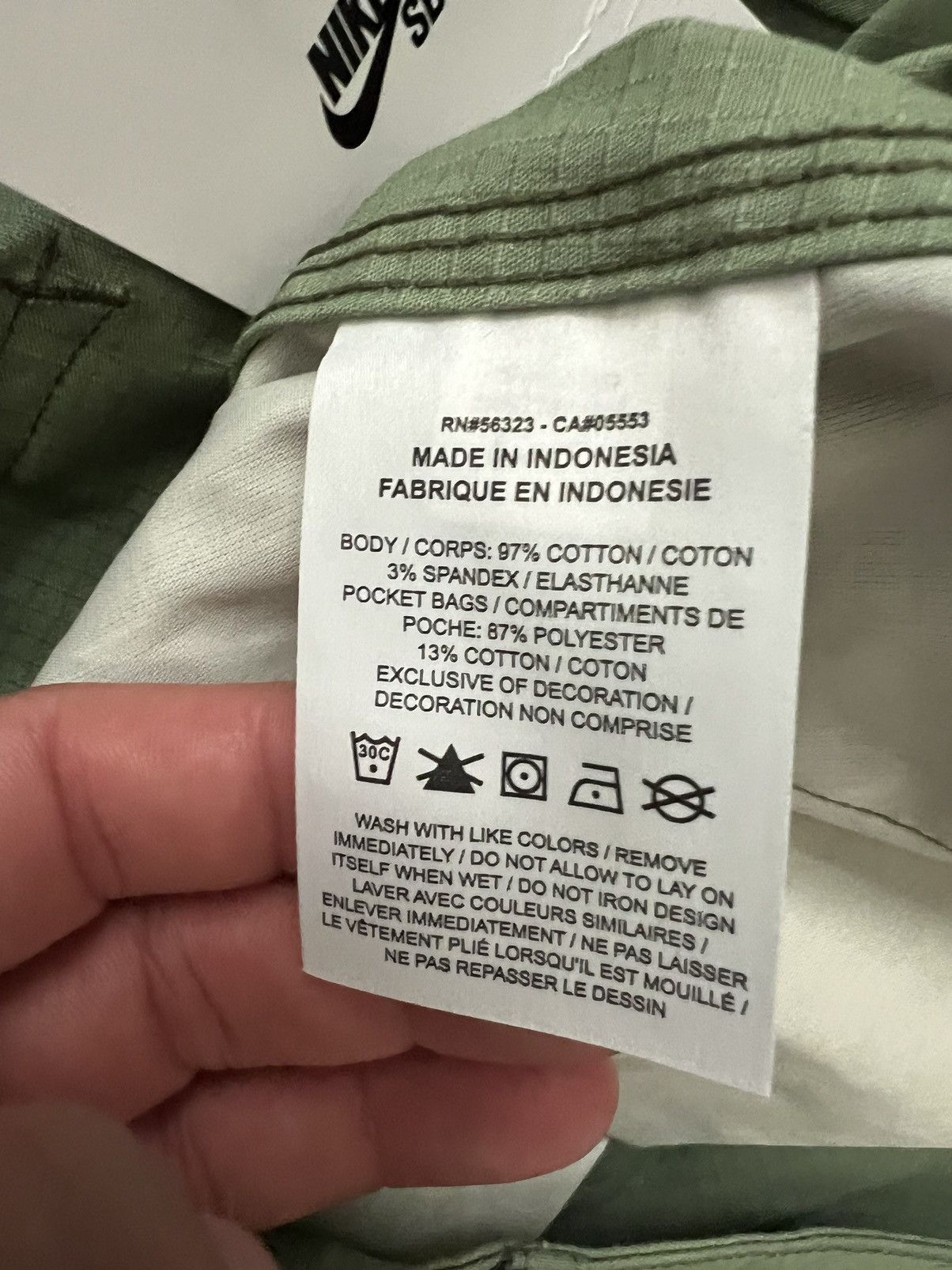 Nike Nike SB Double Knee Ripstop Skate Pants Size US 36 / EU 52 - 11 Thumbnail