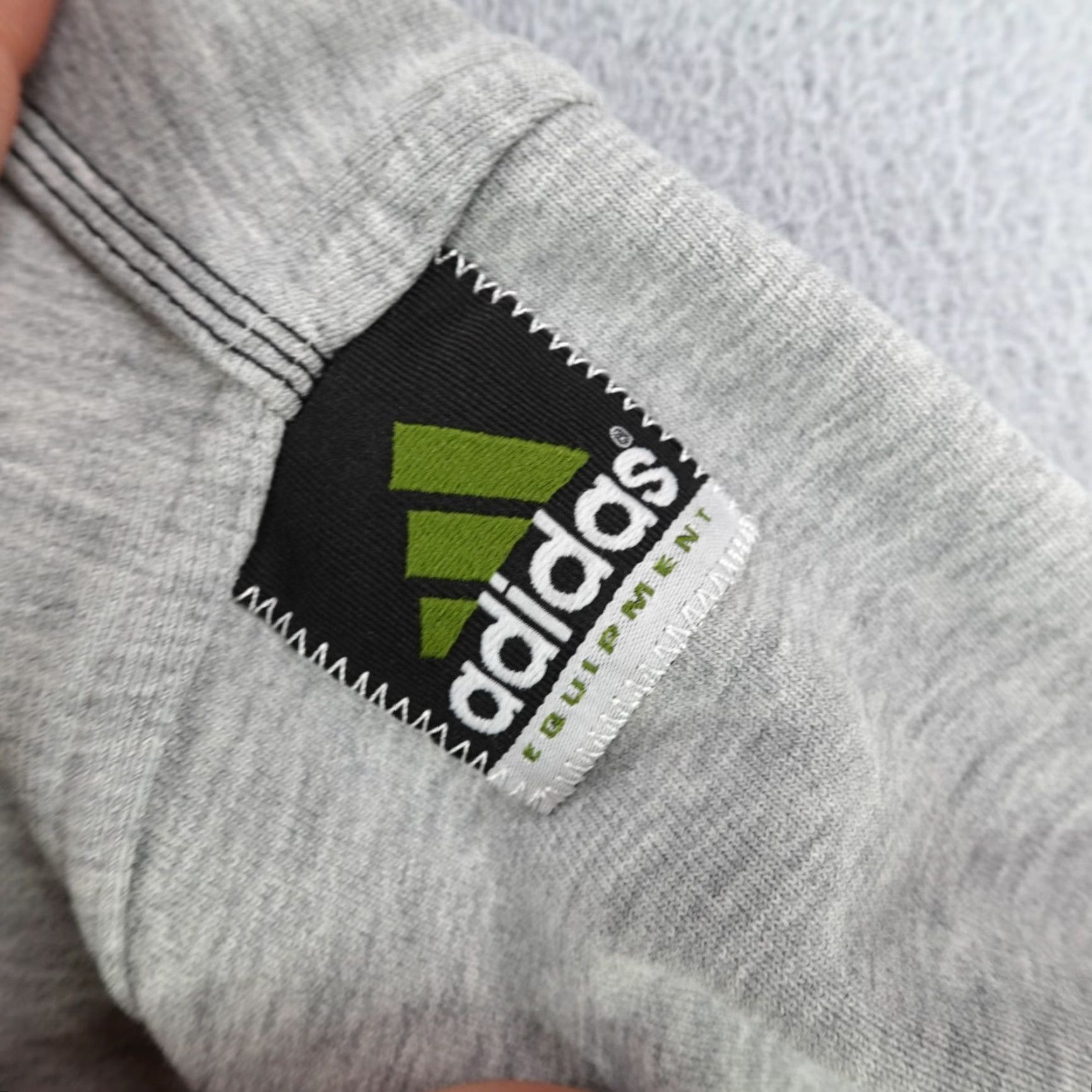 Adidas Vintage Adidas Sweatshirt Mens Large Gray Equipment 1/2 Zip Sweater Pullover Y2K Size US L / EU 52-54 / 3 - 3 Thumbnail