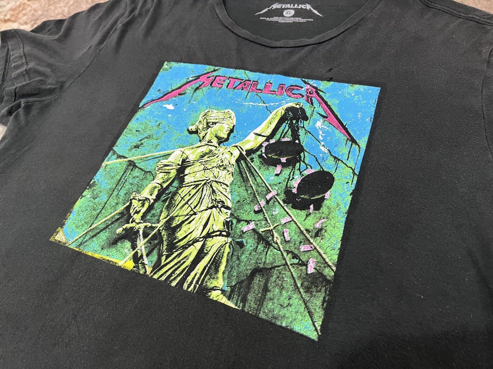 Band Tees × Metallica Metallica And Justice For All Man Size US XL / EU 56 / 4 - 4 Thumbnail