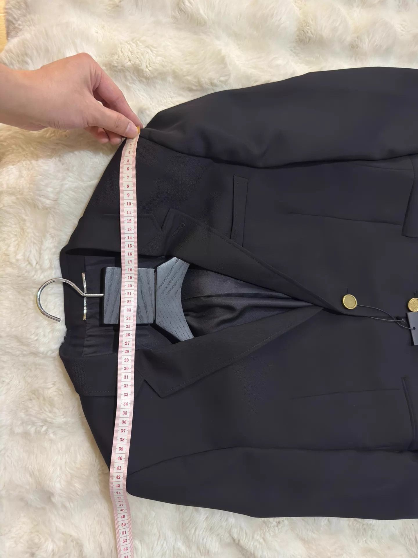 Saint Laurent Paris Black Single-Breasted Blazer with Gold Buttons Size US M / EU 48-50 / 2 - 4 Thumbnail