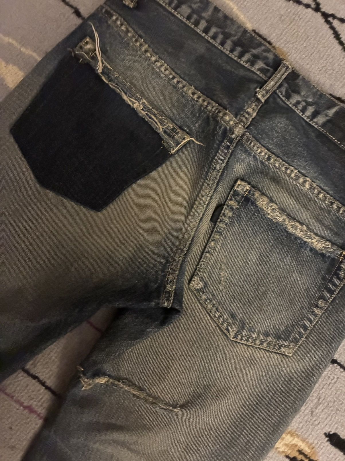 Undercover Undercover Blue Yarn 68 Denim Size US 30 / EU 46 - 6 Thumbnail