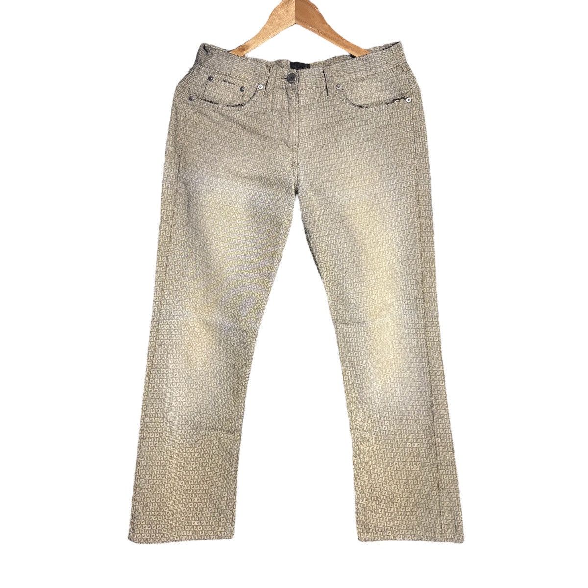 Fendi Fendi Monogram Distressed Jeans Pants Size US 30 / EU 46 - 1 Thumbnail