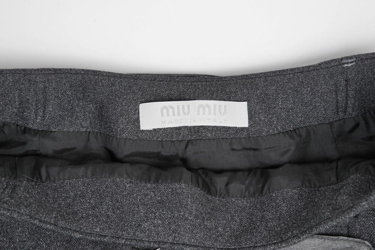 Miu Miu Miu Miu F/W1997 Belted Wool Skirt Size 30" / US 8 / IT 44 - 3 Thumbnail