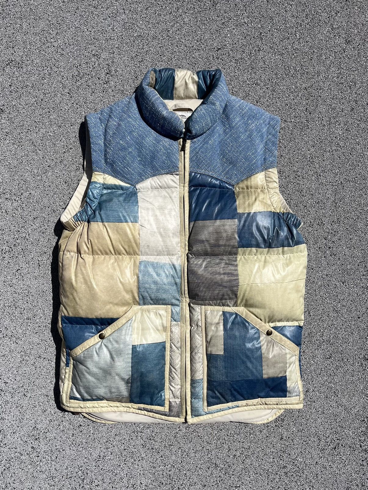 Visvim AW11 Visvim Kofu Archive Patchwork Down Vest Size US M / EU 48-50 / 2 - 1 Thumbnail