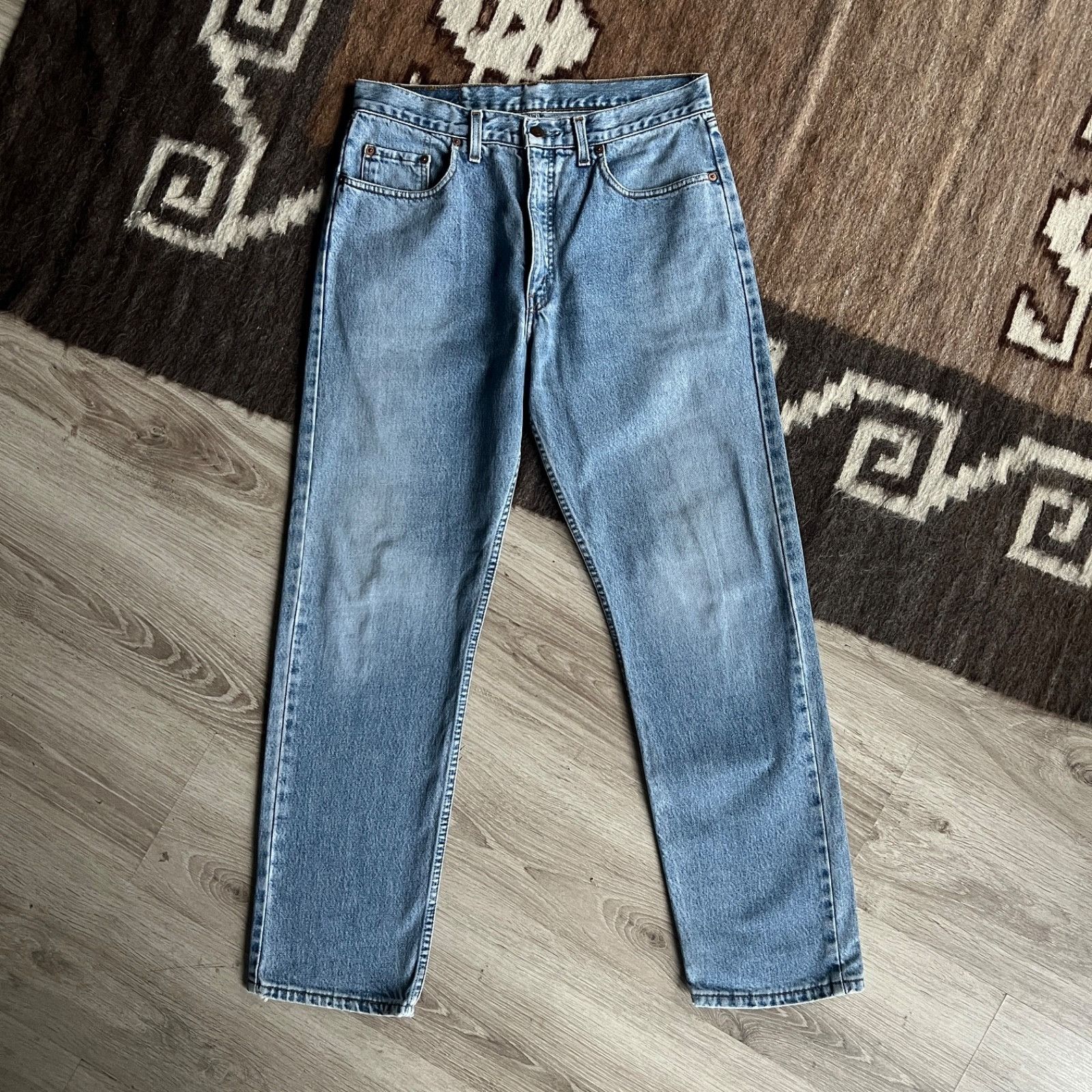 Levi's Levi’s 615 Orange Tab Vintage USA Made Denim Jeans 9790AC Size US 32 / EU 48 - 7 Thumbnail