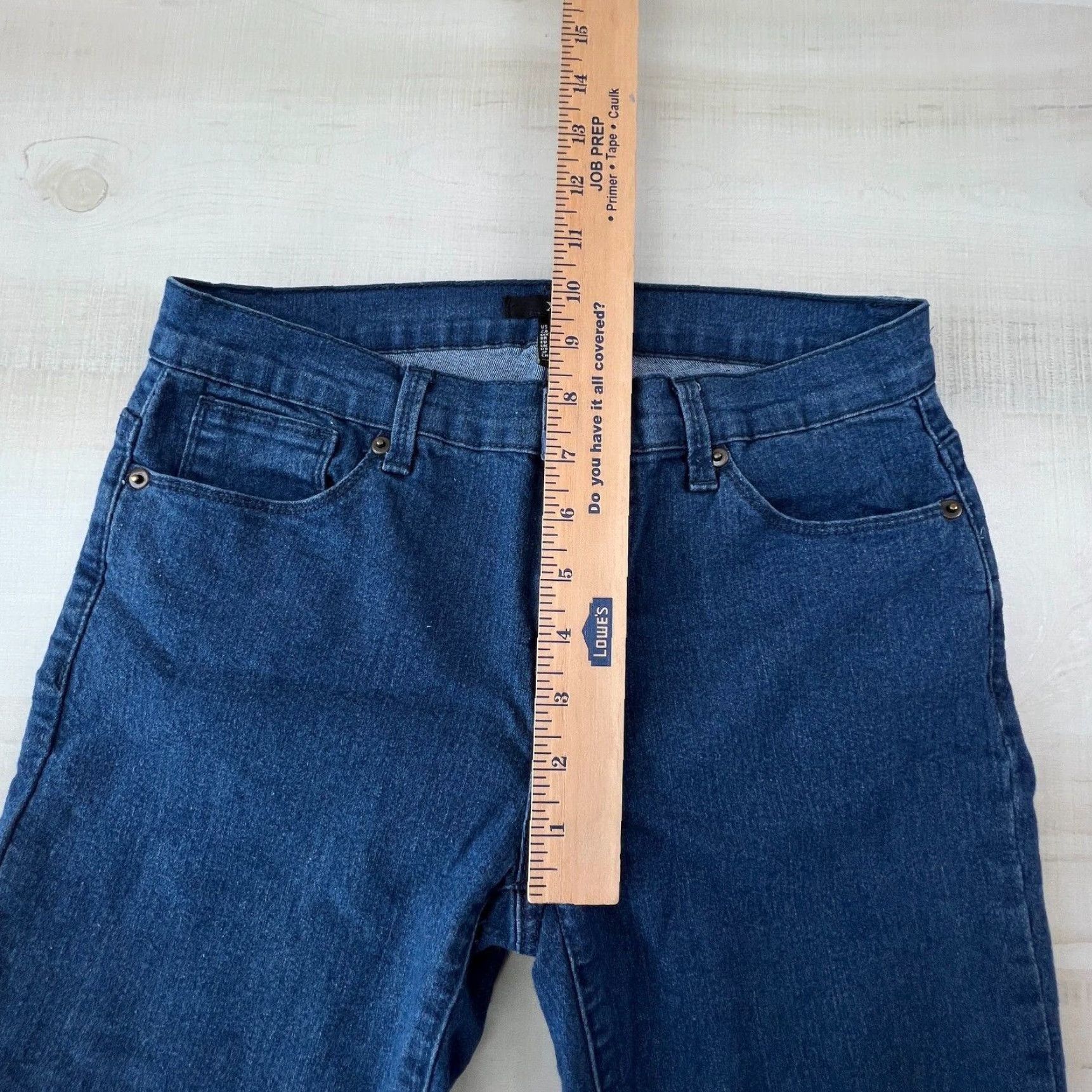 Vintage XXI Women's 28 Mid Rise Skinny Jeans Medium Wash Blue Denim Stretch Size 28" / US 6 / IT 42 - 6 Thumbnail