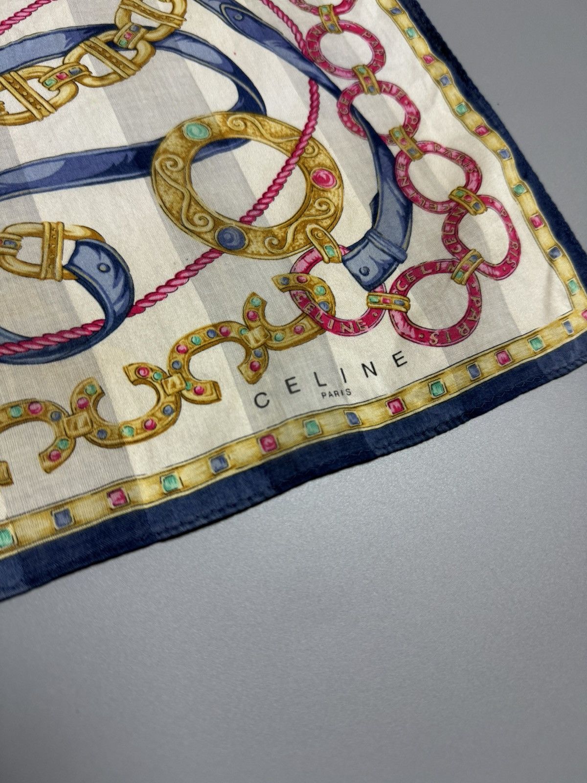 Celine CELINE Paris Vintage Handkerchief Bandana Size 36 - 6 Thumbnail