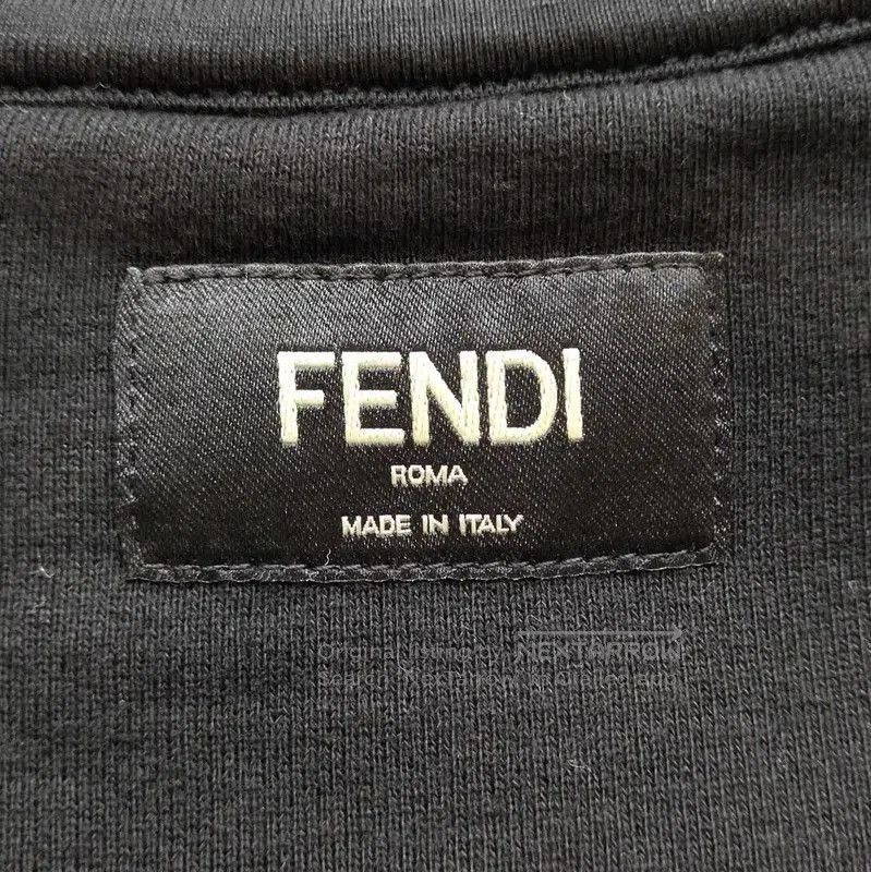 Fendi Fendi Black Logo Embroidery Men's Sweatshirt . Size US S / EU 44-46 / 1 - 6 Thumbnail