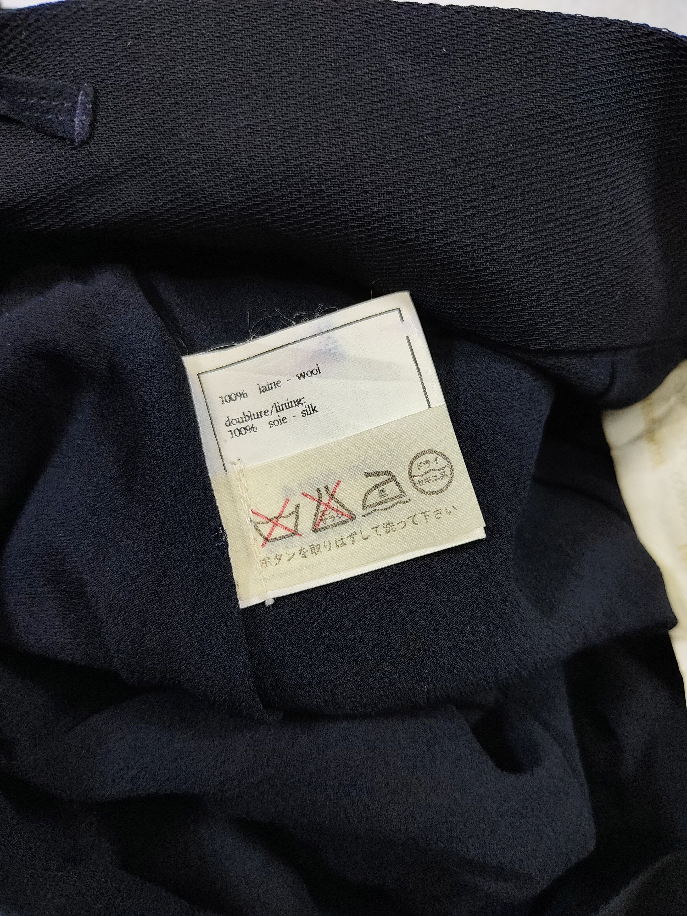 Chanel 90s Chanel Boutique Minimal Wool Pleated Skort Culottes Size 28" / US 6 / IT 42 - 13 Thumbnail