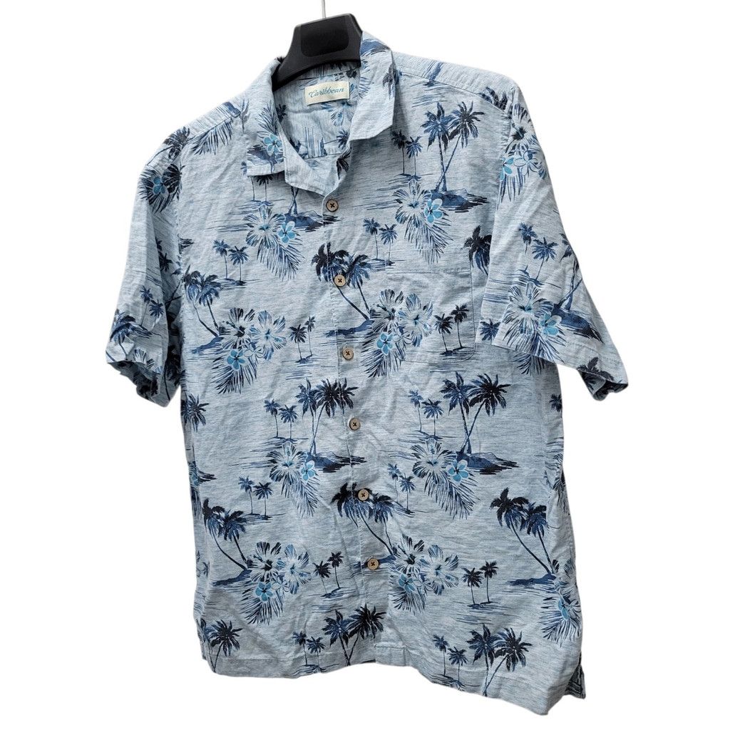 Caribbean Caribbean Men's Floral Tropical Short-Sleeves Size US L / EU 52-54 / 3 - 5 Thumbnail