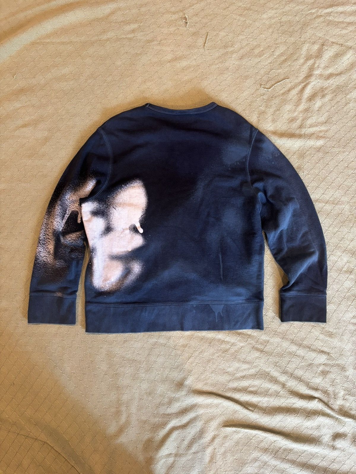 Acne Studios Acne Studios Campus Concrete SS15 Paint Splattered Sweatshe Size US M / EU 48-50 / 2 - 3 Thumbnail