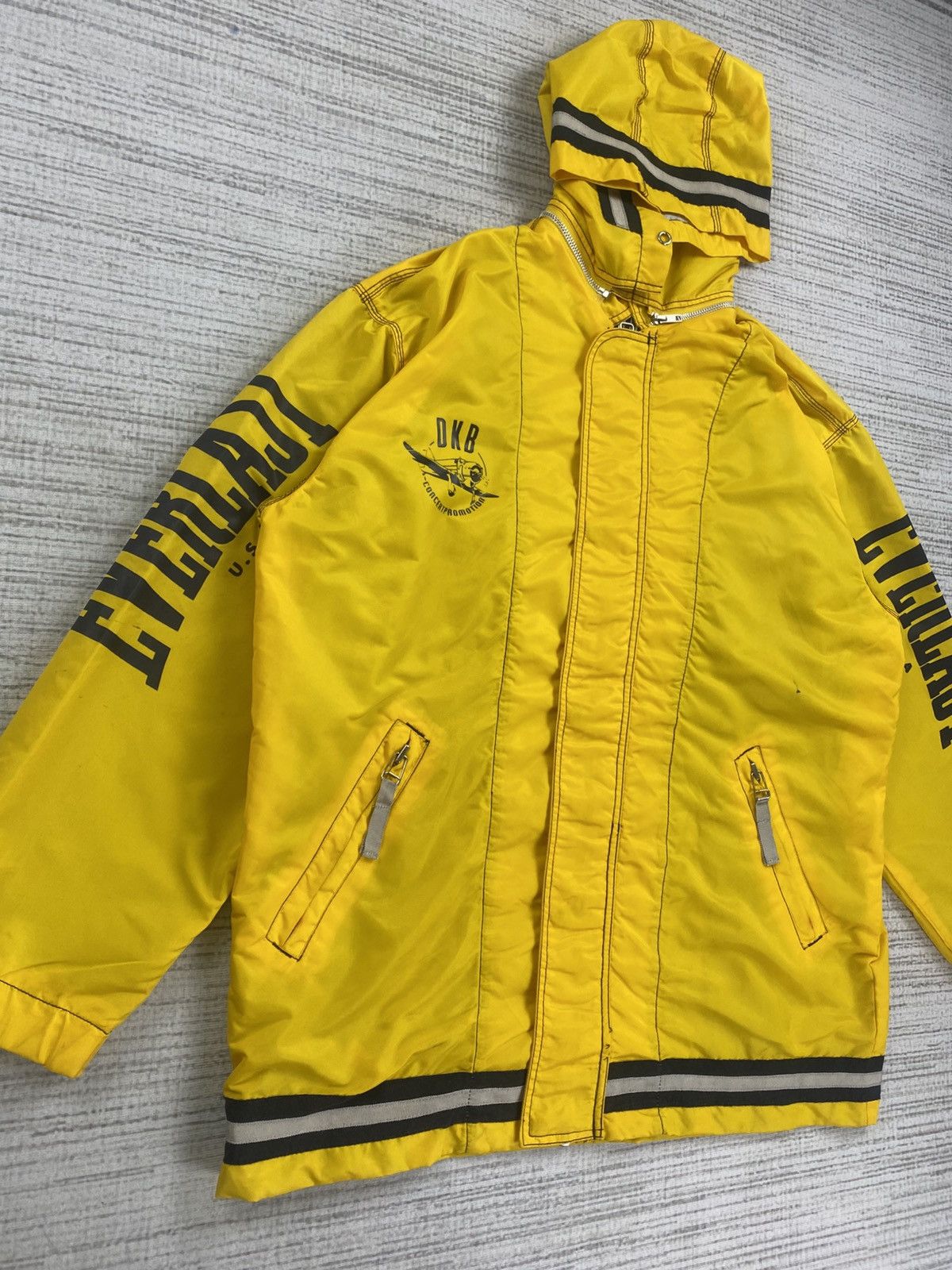 Everlast Vintage EVERLAST Big Spellout Yellow Jacket Size US XL / EU 56 / 4 - 4 Thumbnail