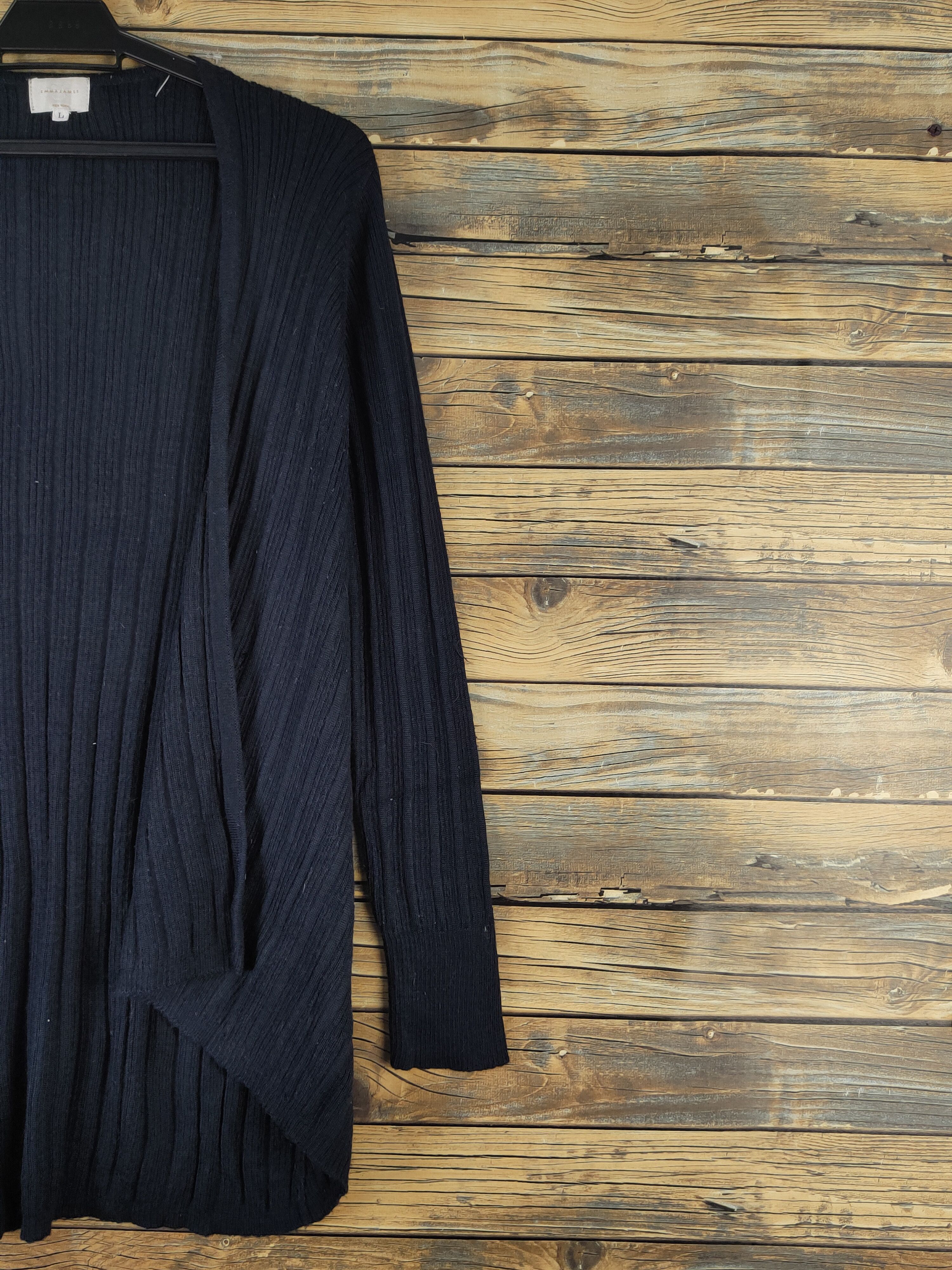 Vintage Emma James Black Knitwear Cardigan #W1365 Size US L / EU 52-54 / 3 - 5 Thumbnail