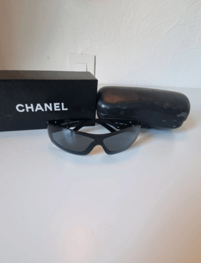 Chanel CHANEL Sunglasses 5072 Rimless Rhinestone 4017 Vintage Size ONE SIZE - 4 Thumbnail
