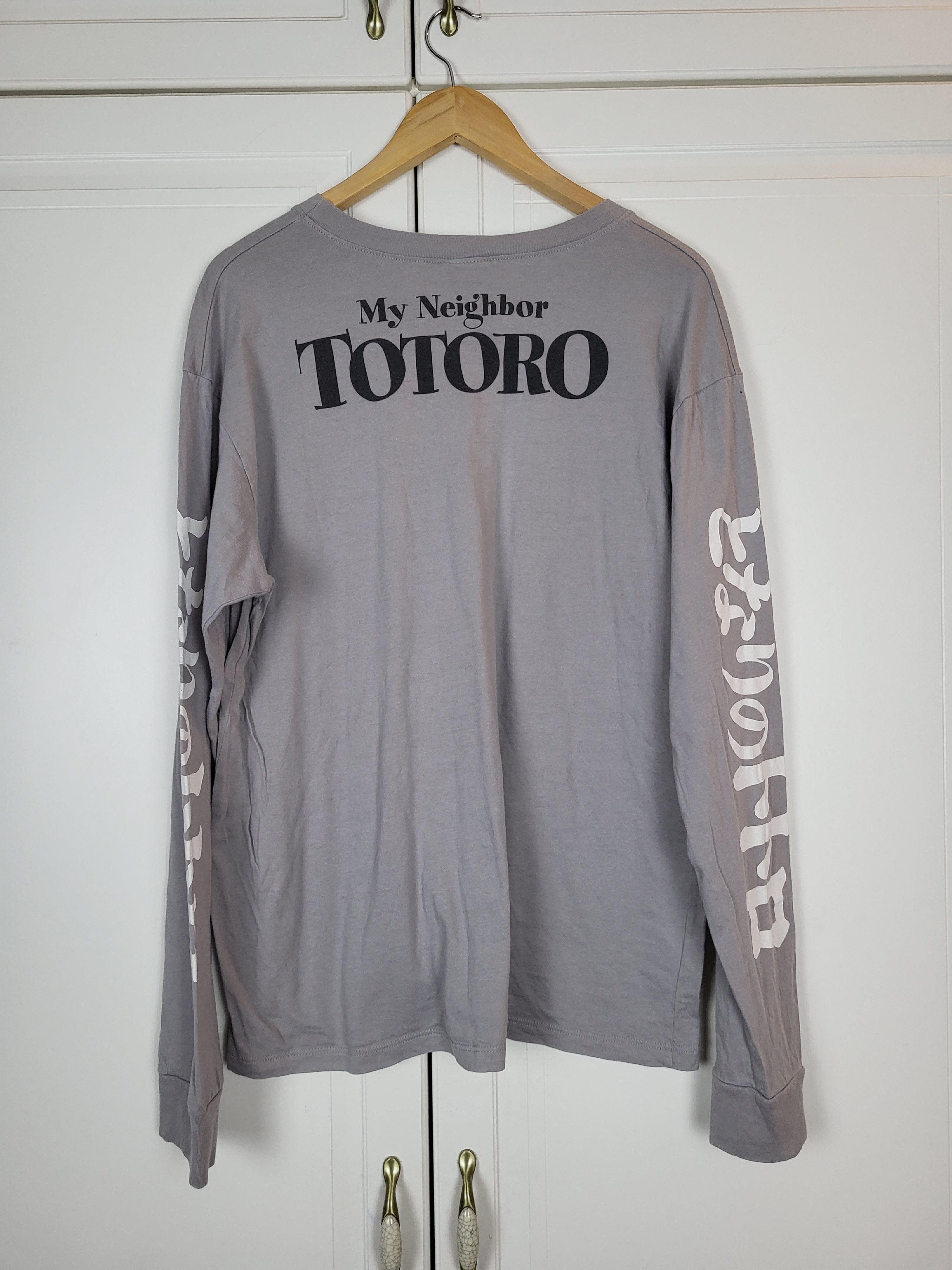 Anime Studio Ghibli My Neighbor Totoro / official longsleeve Size XL / US 12-14 / IT 48-50 - 2 Thumbnail