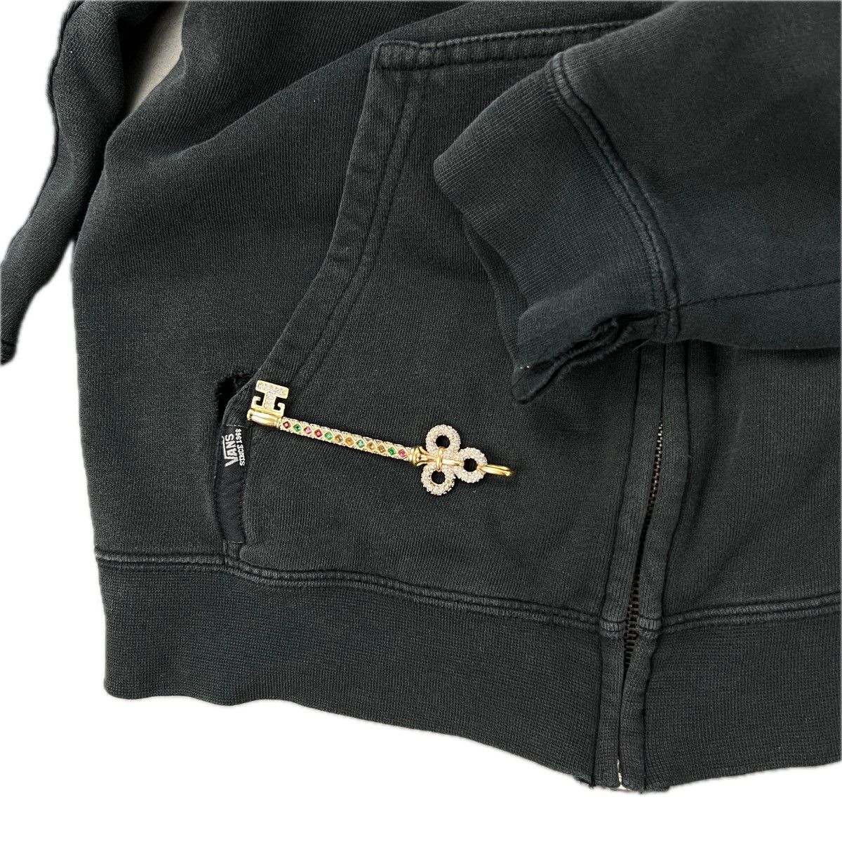 Vans × Vintage 00s VANS Zip Up Hoodie Size US S / EU 44-46 / 1 - 8 Thumbnail