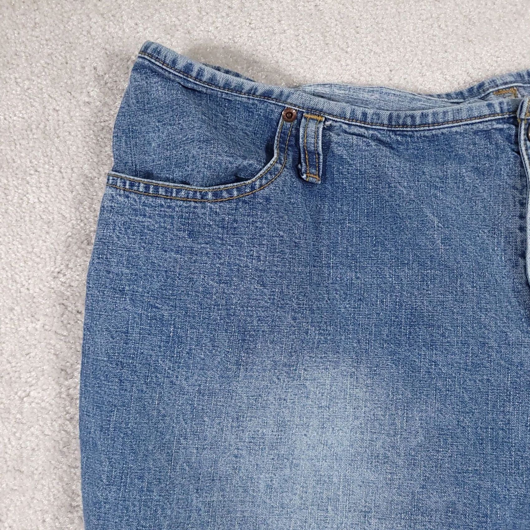 Vintage VINTAGE 90s Jeans Women's 20W Capri Denim NorthCrest Button Fly High Rise Relaxed Size 42" / US 20 - 4 Thumbnail